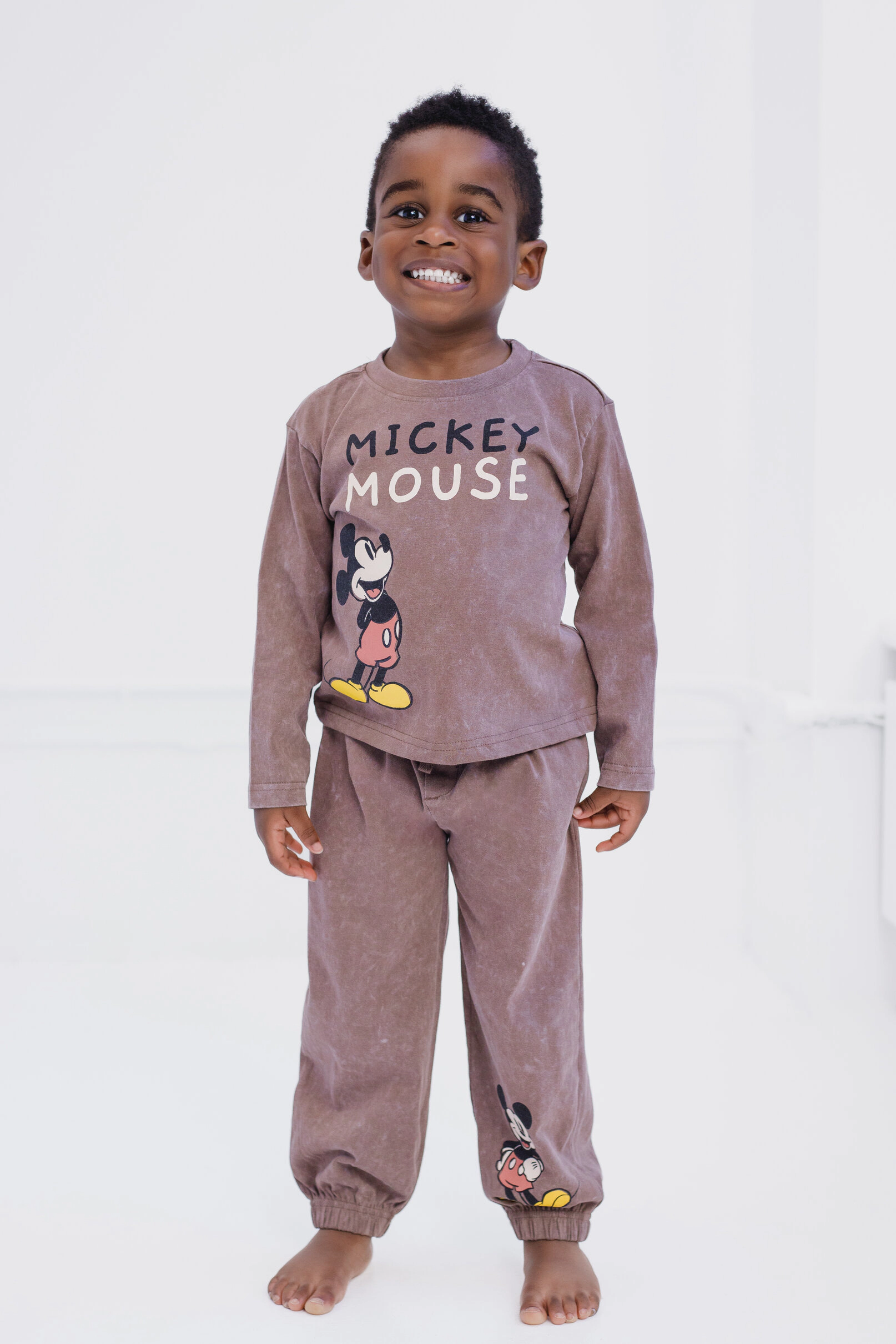 Disney Mickey Mouse Boys' 2-Piece Tee and Pants Set