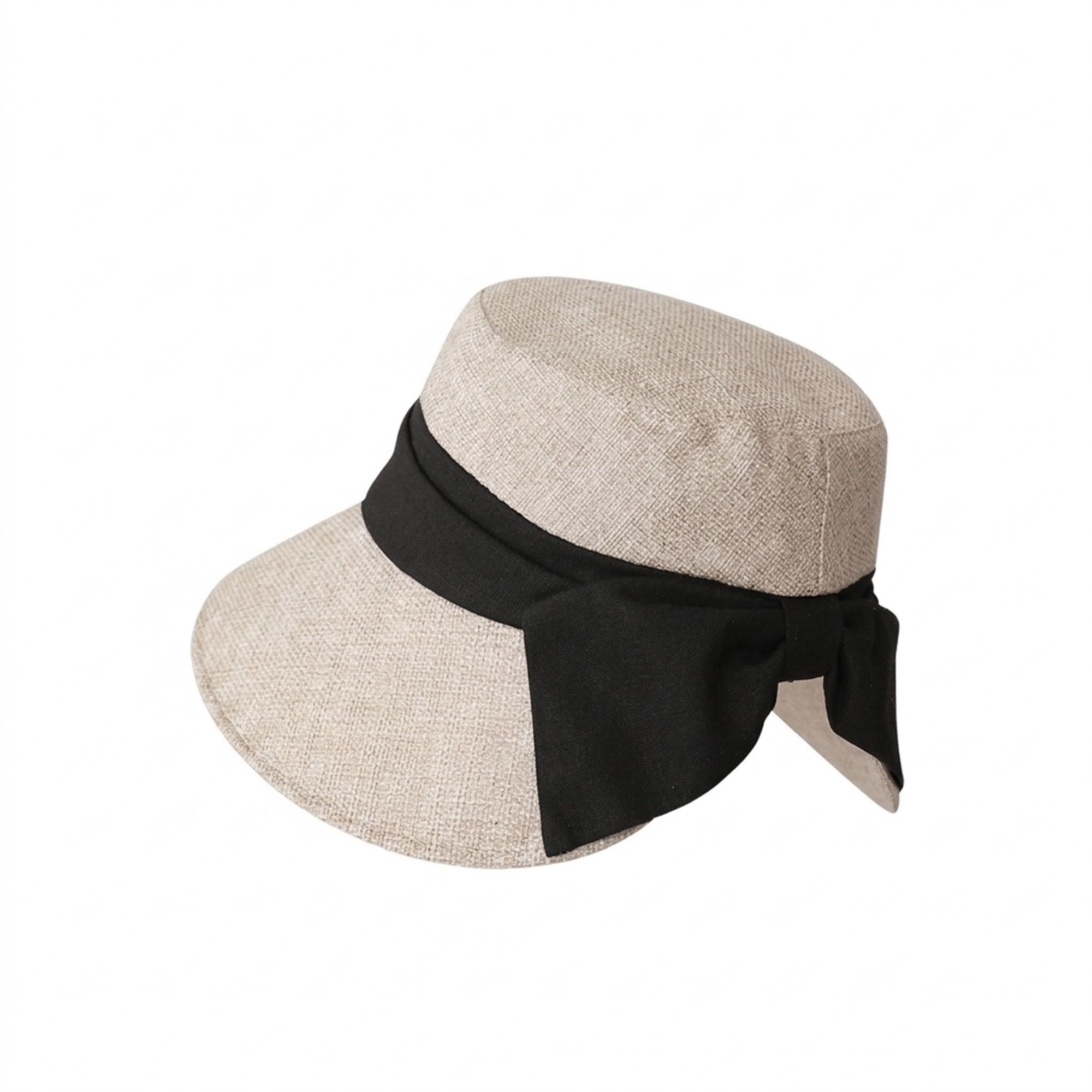 Anna-Kaci Womens Wide Brim Sun Hat with Bow Accent