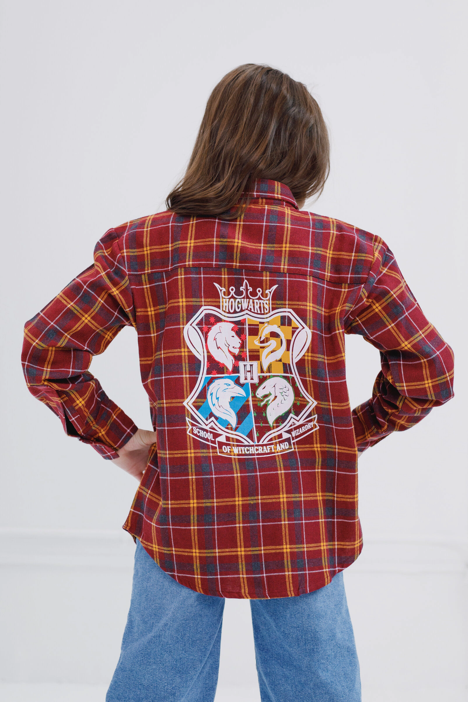 Harry Potter Boys' Flannel Button-Down Shirt
