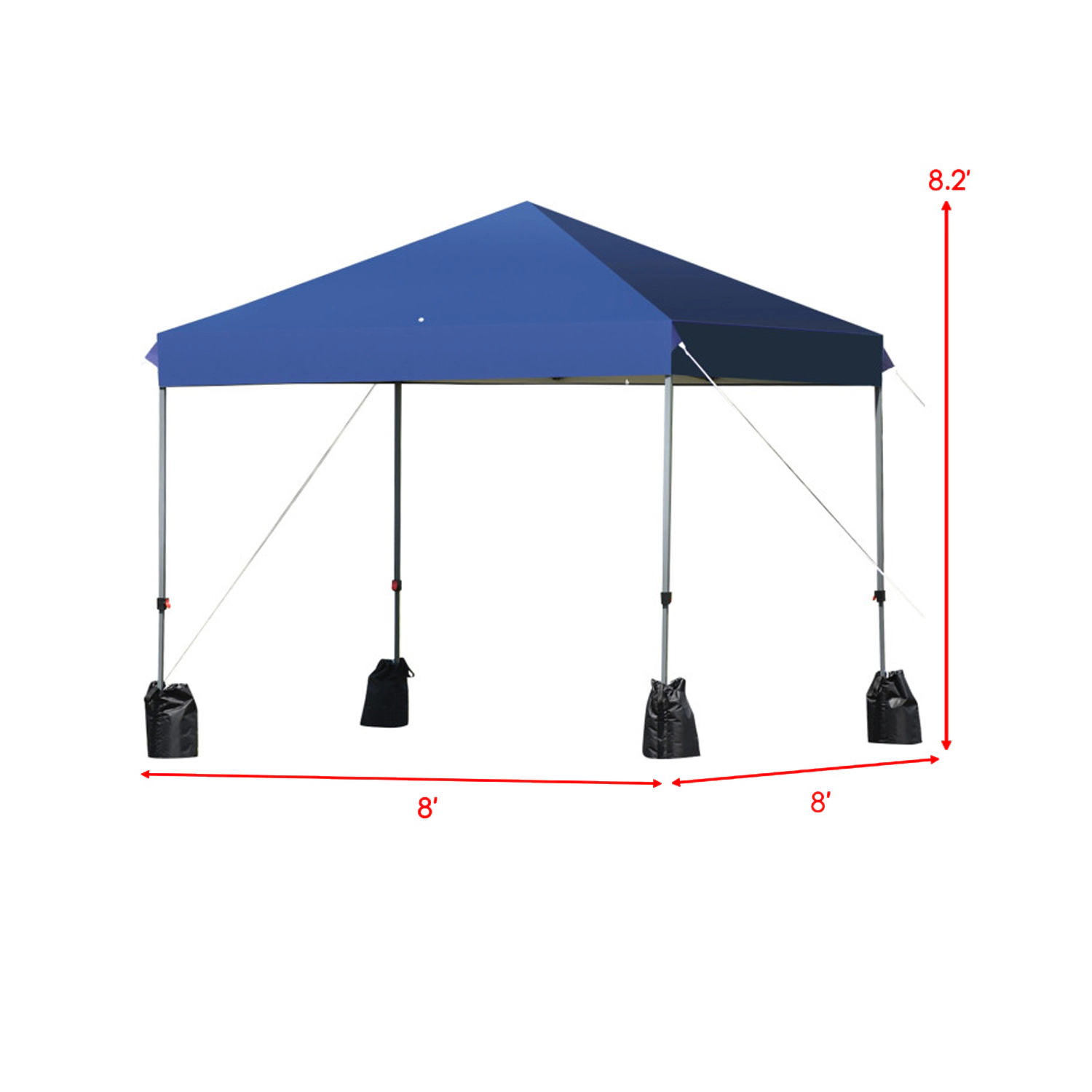 Hivvago Portable Pop-Up Canopy Tent with Sand Bags
