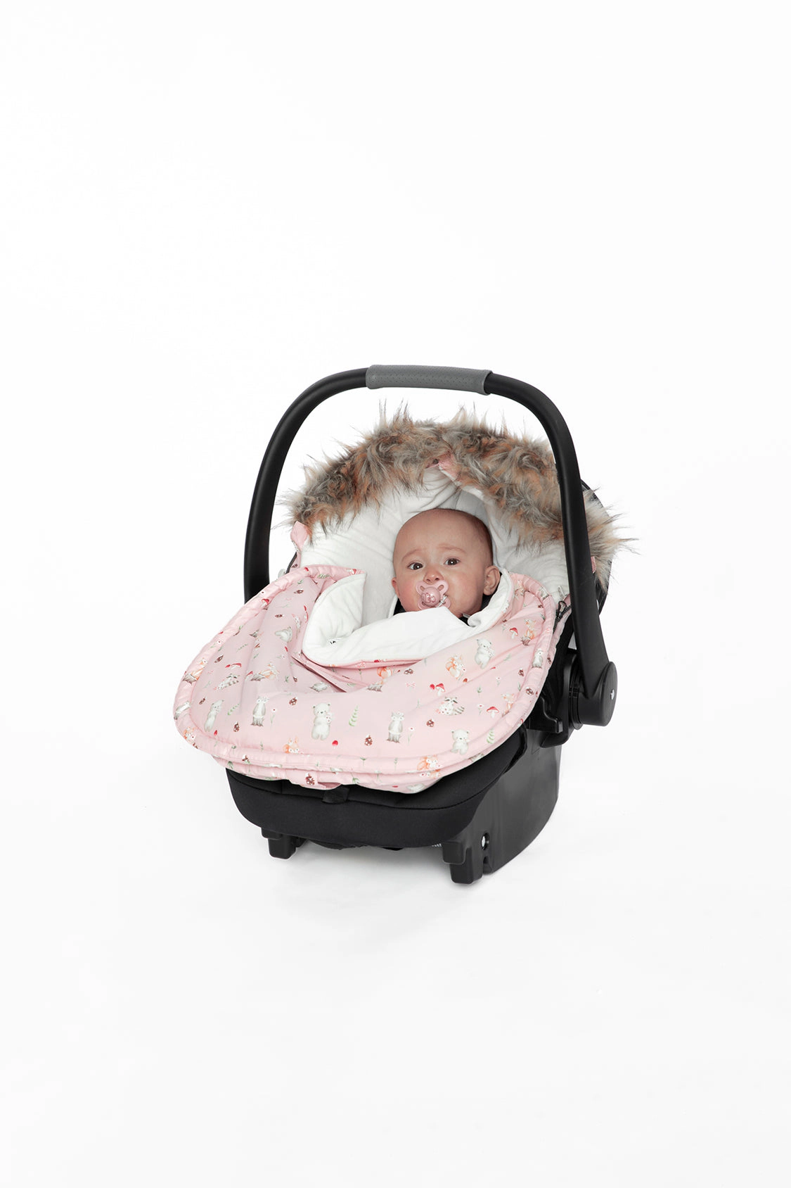 Deux par Deux Girls Waterproof Bunting Bag for Car Seats & Strollers
