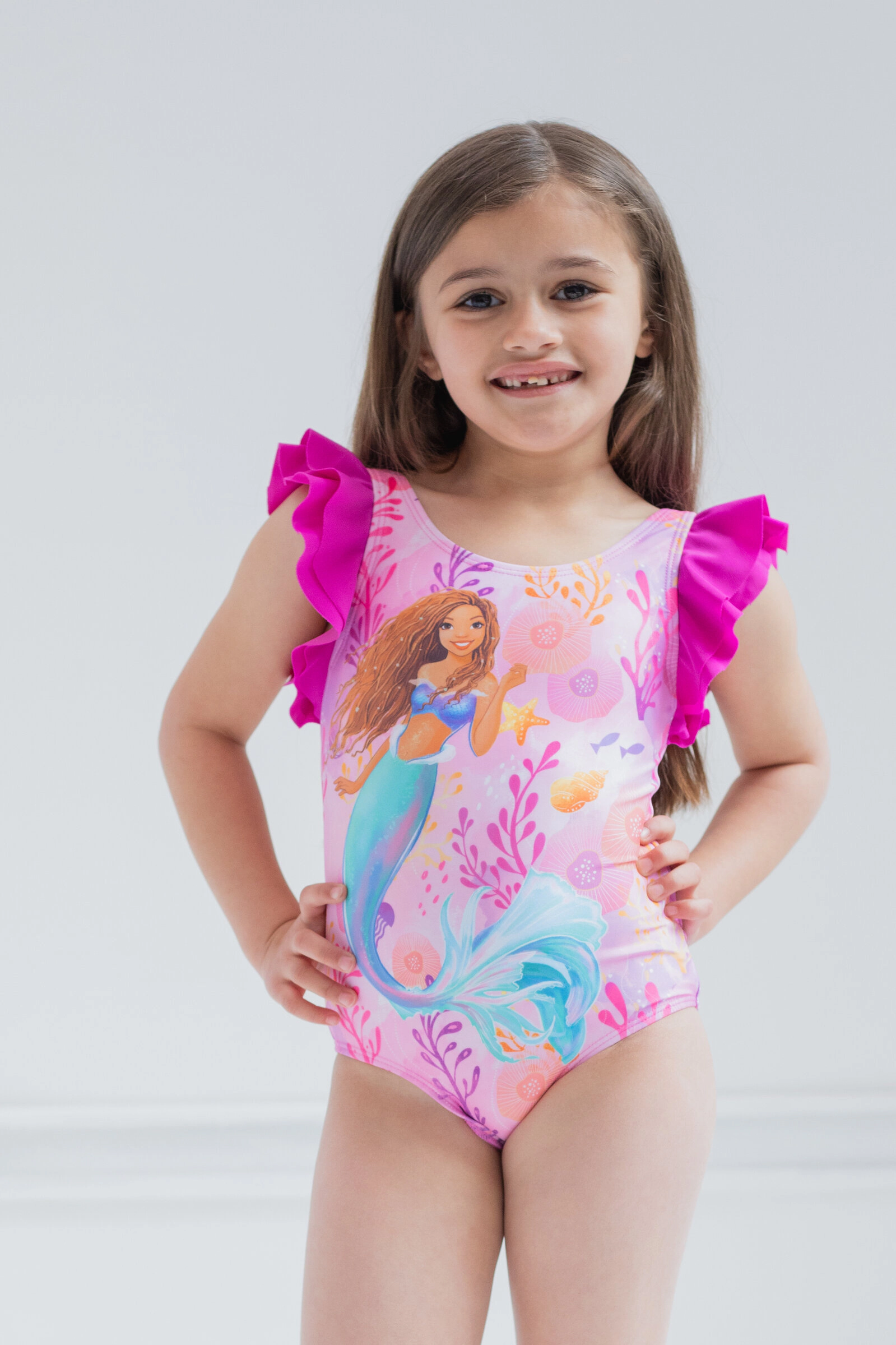 Disney Princess Girls' One Piece Bathing Suit