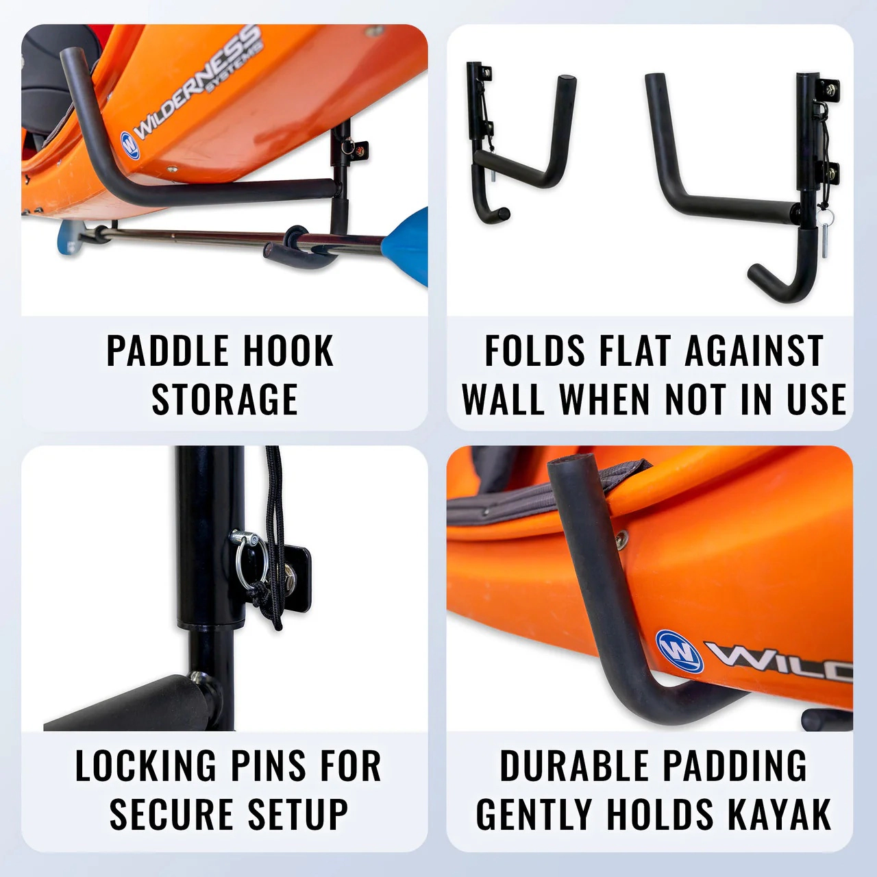 StoreYour Ozarks Swivel Kayak Rack, Holds 100 lbs