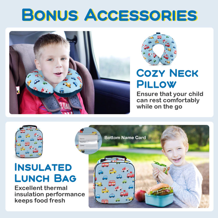 Hivvago Children’s Luggage and Backpack Set