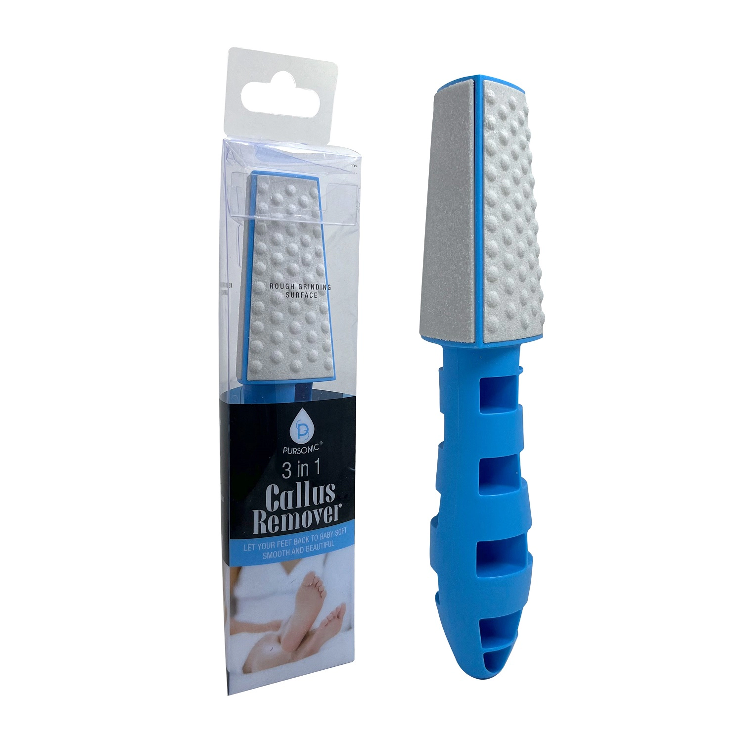 Pursonic Unisex 3 In 1 Callus Remover