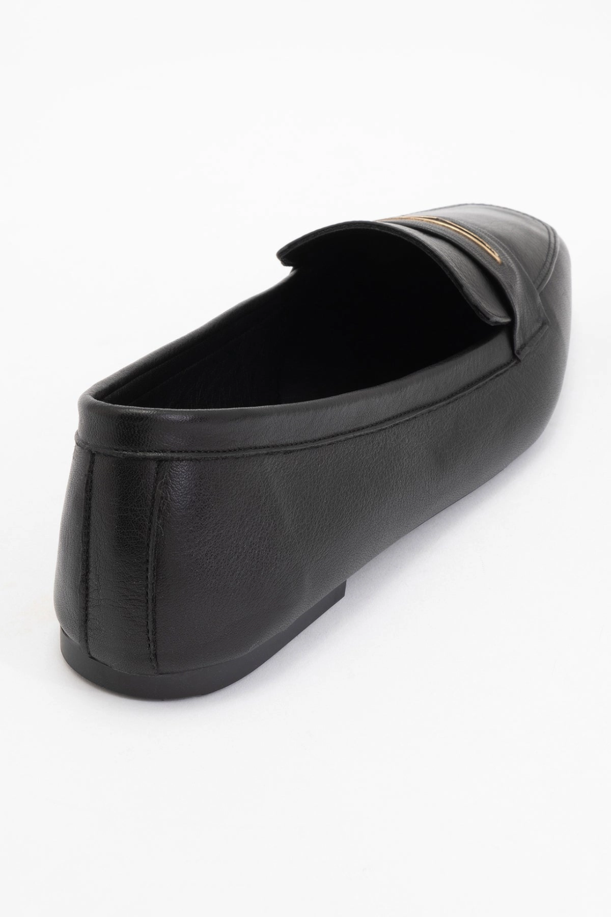 Forever & Always Womens Iridessa Leather Flat Loafers