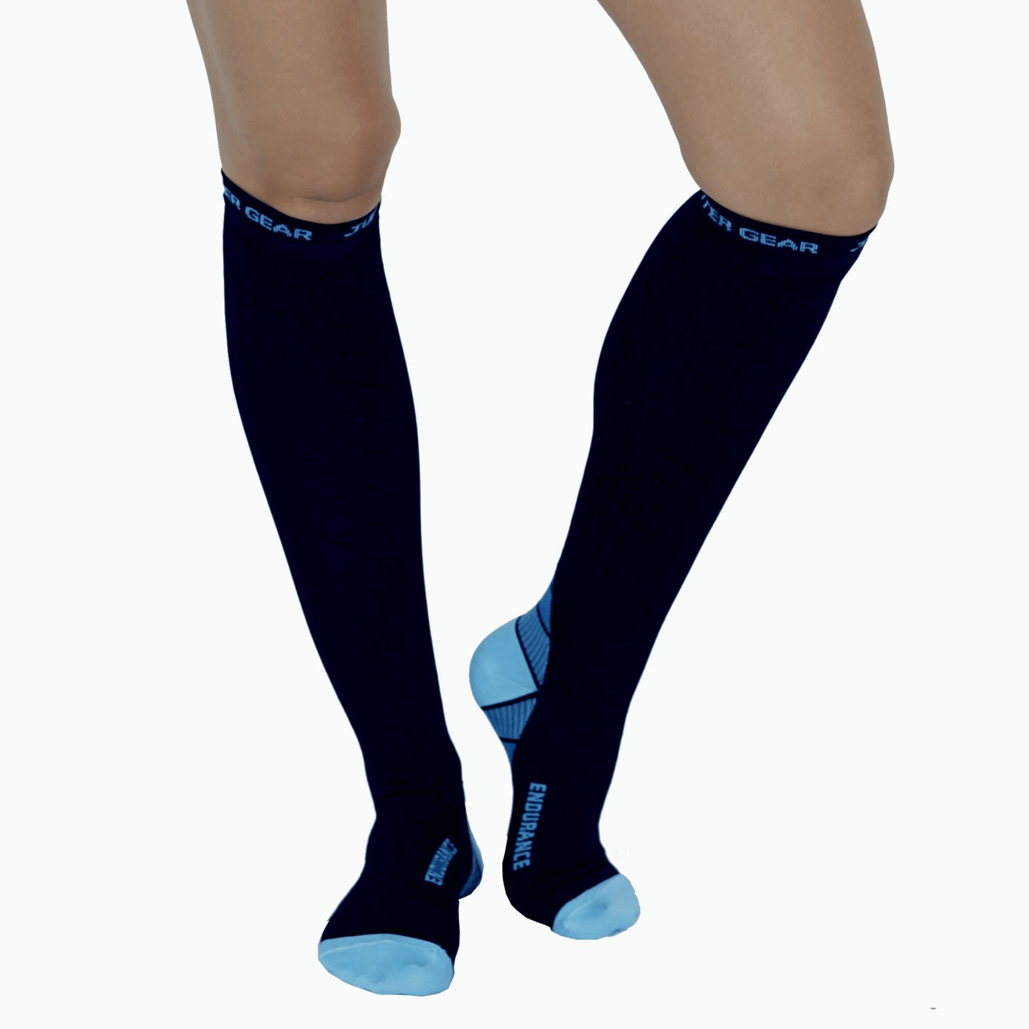 JupiterGear Unisex Endurance Compression Knee Socks