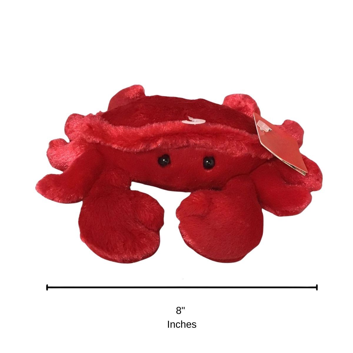Aurora Mini Flopsie Crab 8-Inch Stuffed Animal Plush