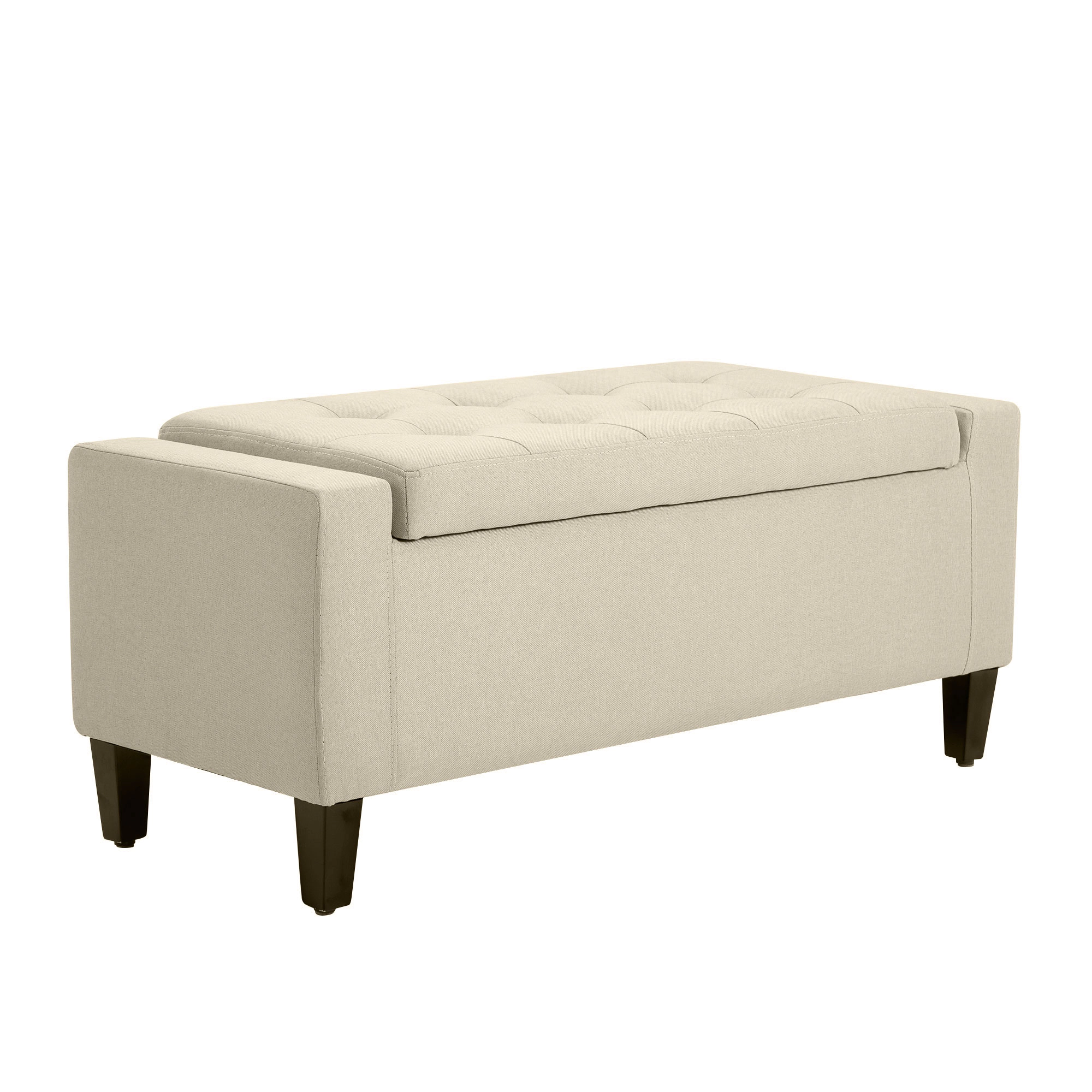 Hivvago 36 Inch Storage Ottoman Bench With Lift-Top Lid