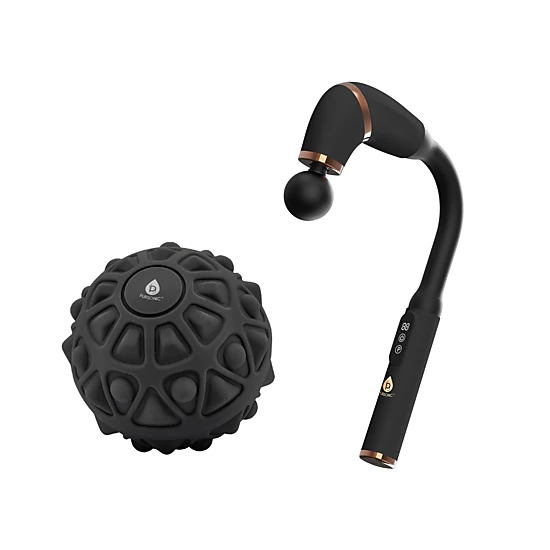 Pursonic Unisex Muscle Recovery Bundle – Deep Tissue Massage Gun & Vibrating Massage Ball