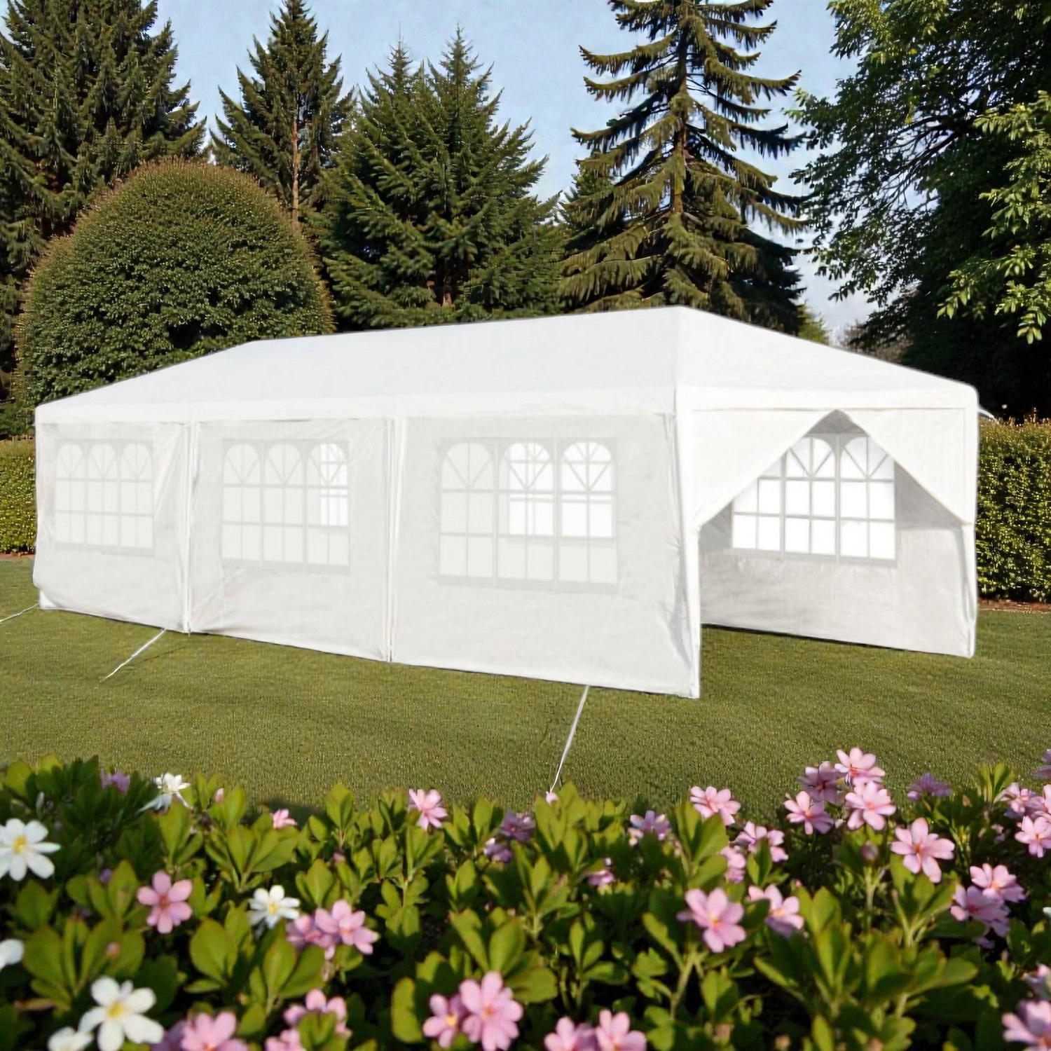 Hivvago Outdoor Canopy Pavilion with Twin Doorways