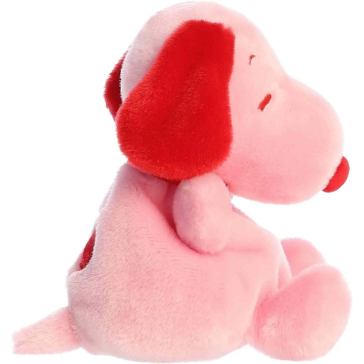Aurora Palm Pals Peanuts Snoopy Red & Pink 5-Inch Stuffed Animal Plush
