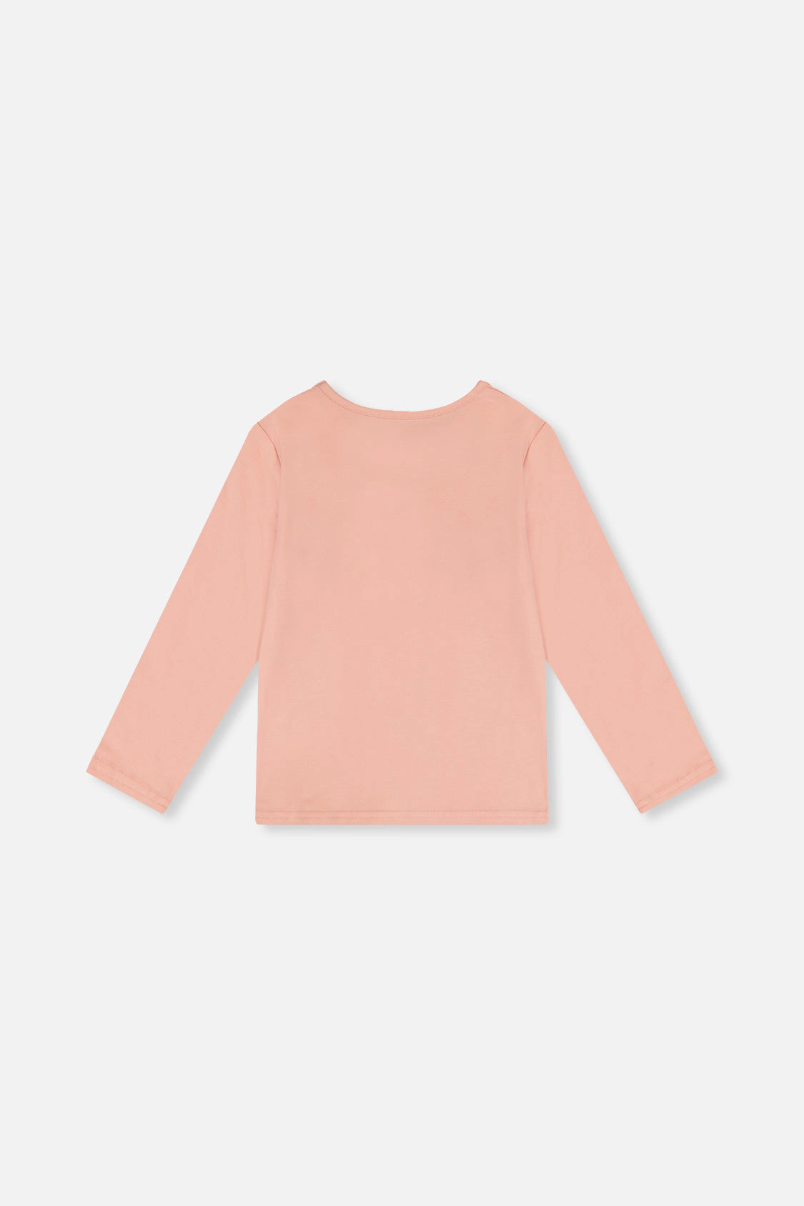 Deux par Girls Fluffy Poodle Graphic Organic Cotton Long Sleeve T-Shirt