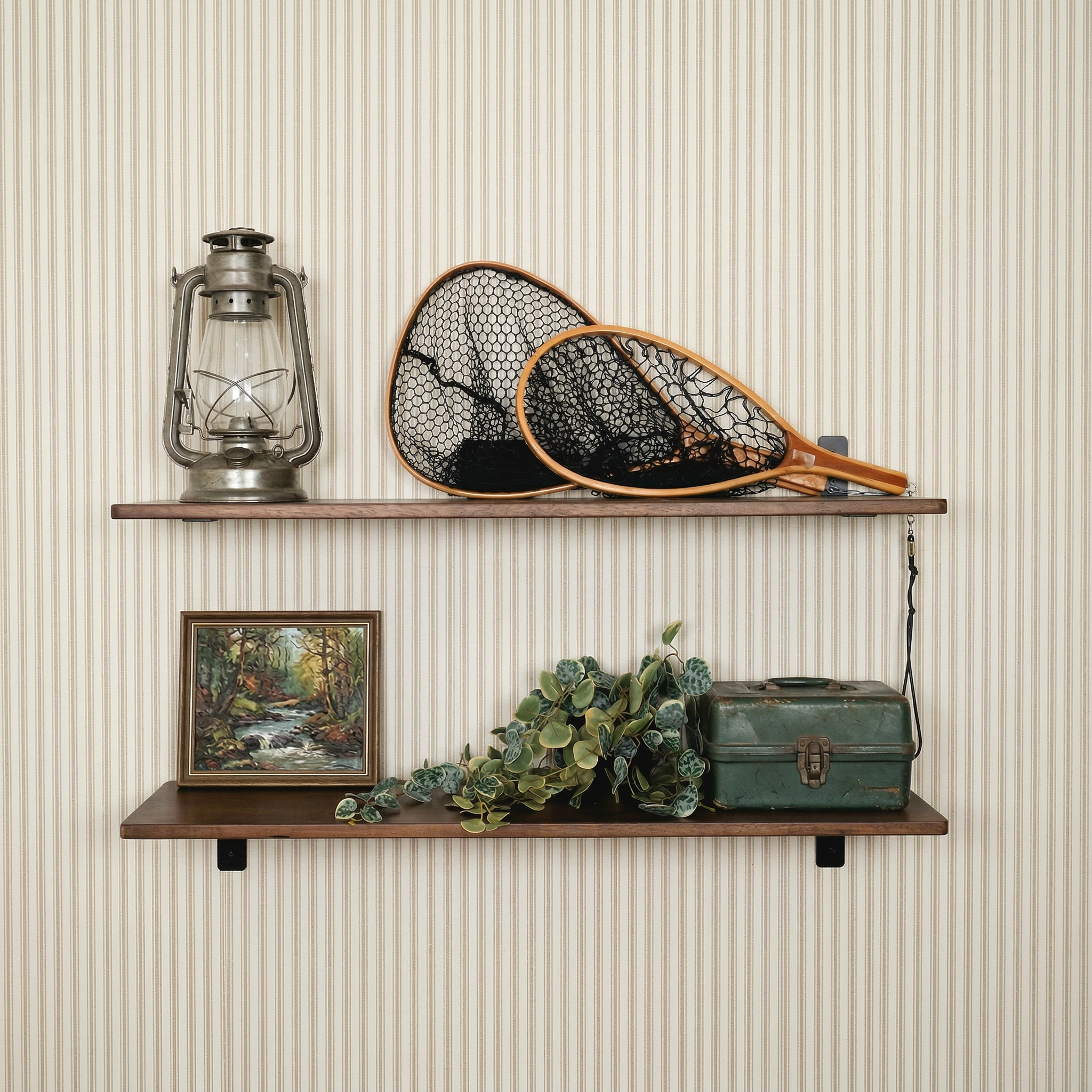 StoreYour Kingsley 12" DIY Home Wall Shelf Brackets, 6-Pack