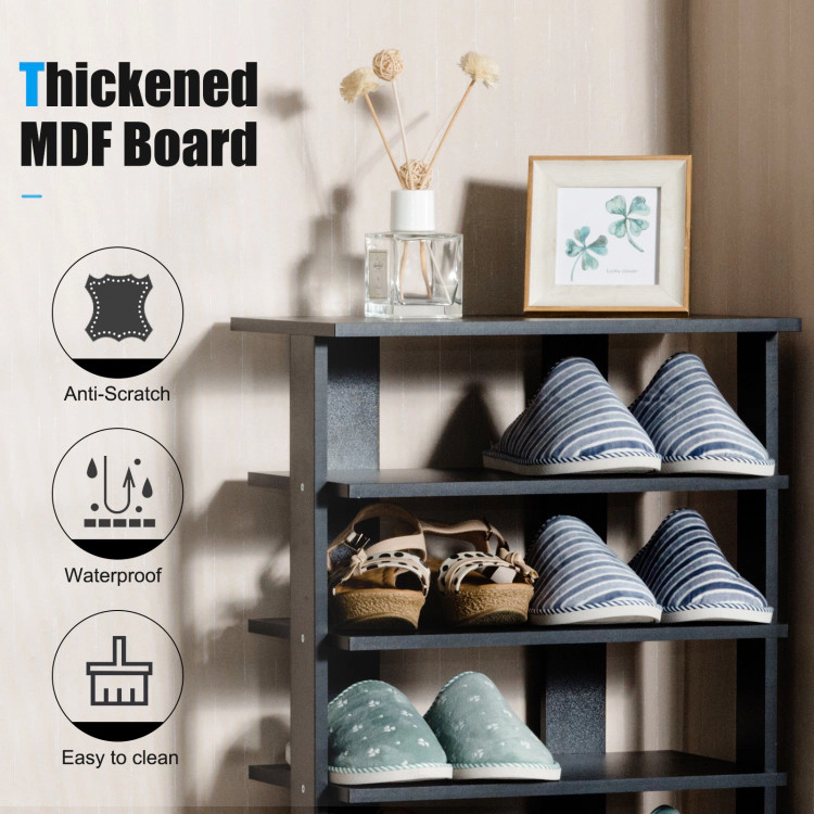 Hivvago 7 Tiers Patented Vertical Shoe Rack for Front Door