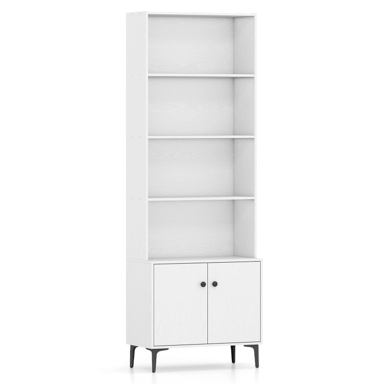Hivvago Home Office Bookshelf with Doors