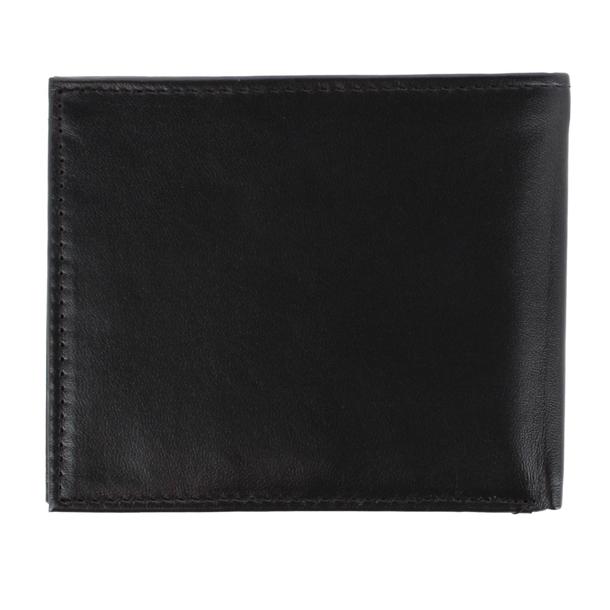 Tommy Hilfiger Men's Leather Oxford Slim Bifold Wallet