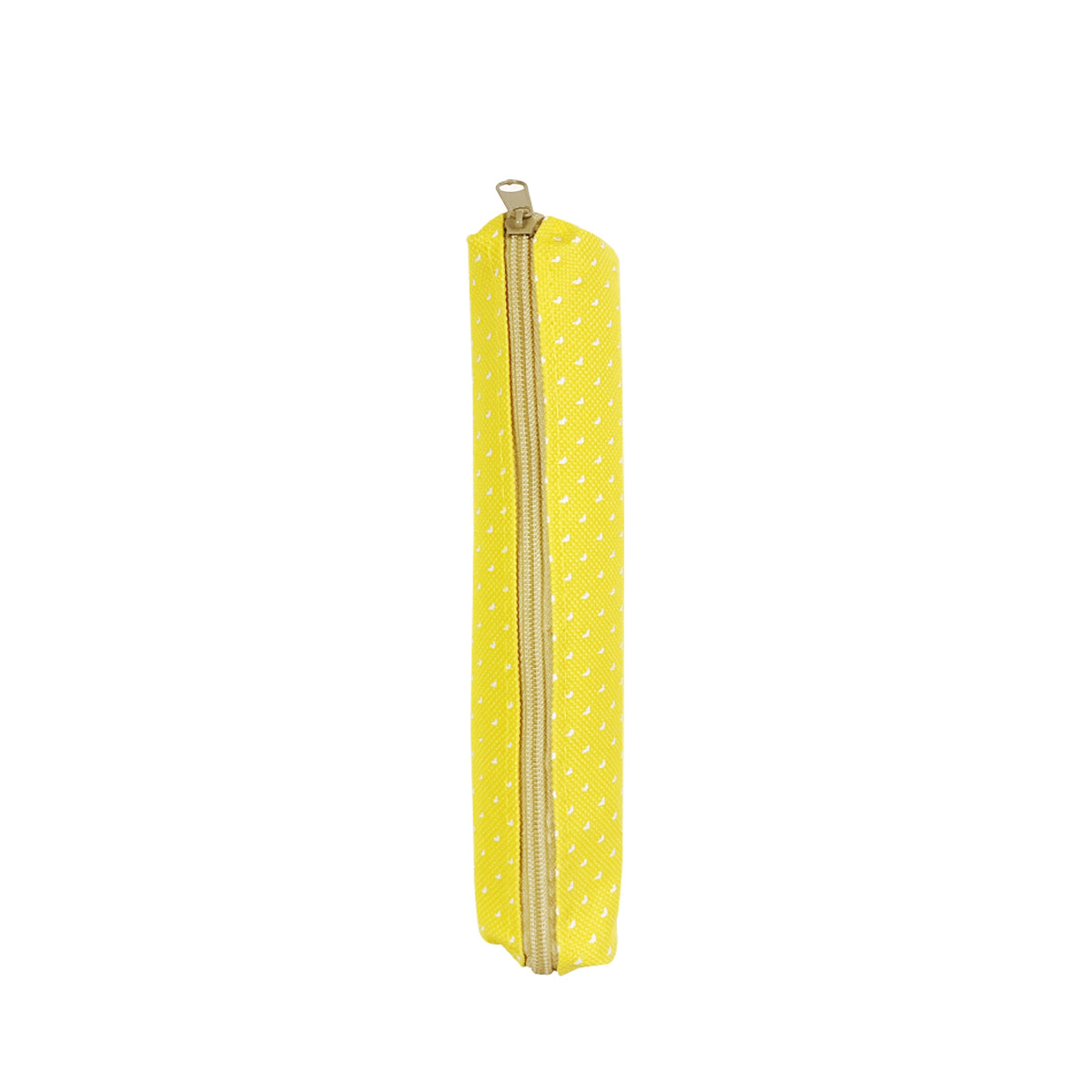 Wrapables Small Slim Polka Dot Pencil Pouches (Set of 3) - Green, Pink, Yellow