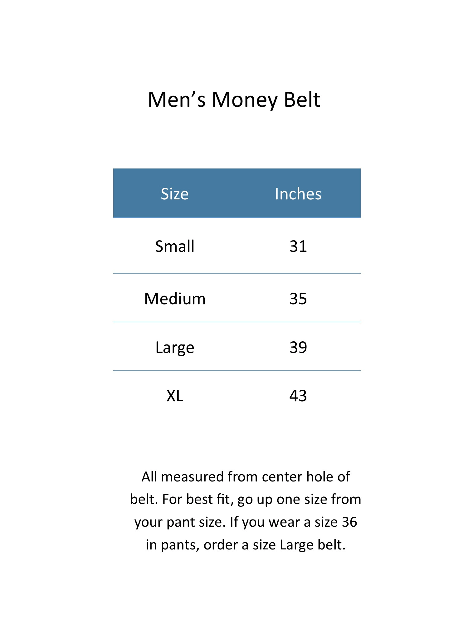 CTM Men's Travel Money Belt with Full Length Hidden Zipper