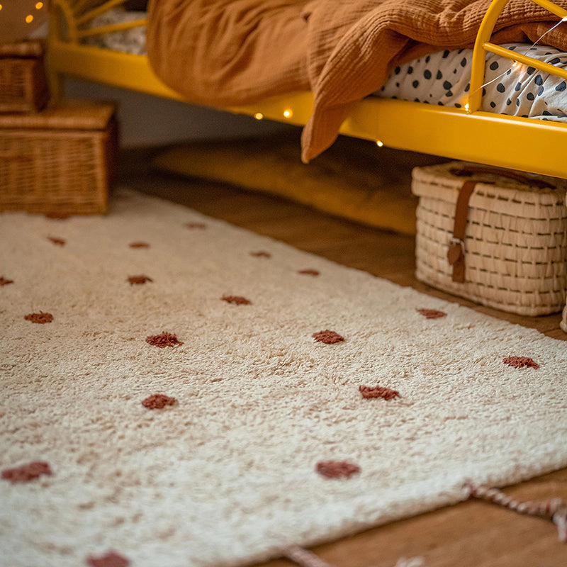 Nattiot Washable Cotton Rug Nümi Black