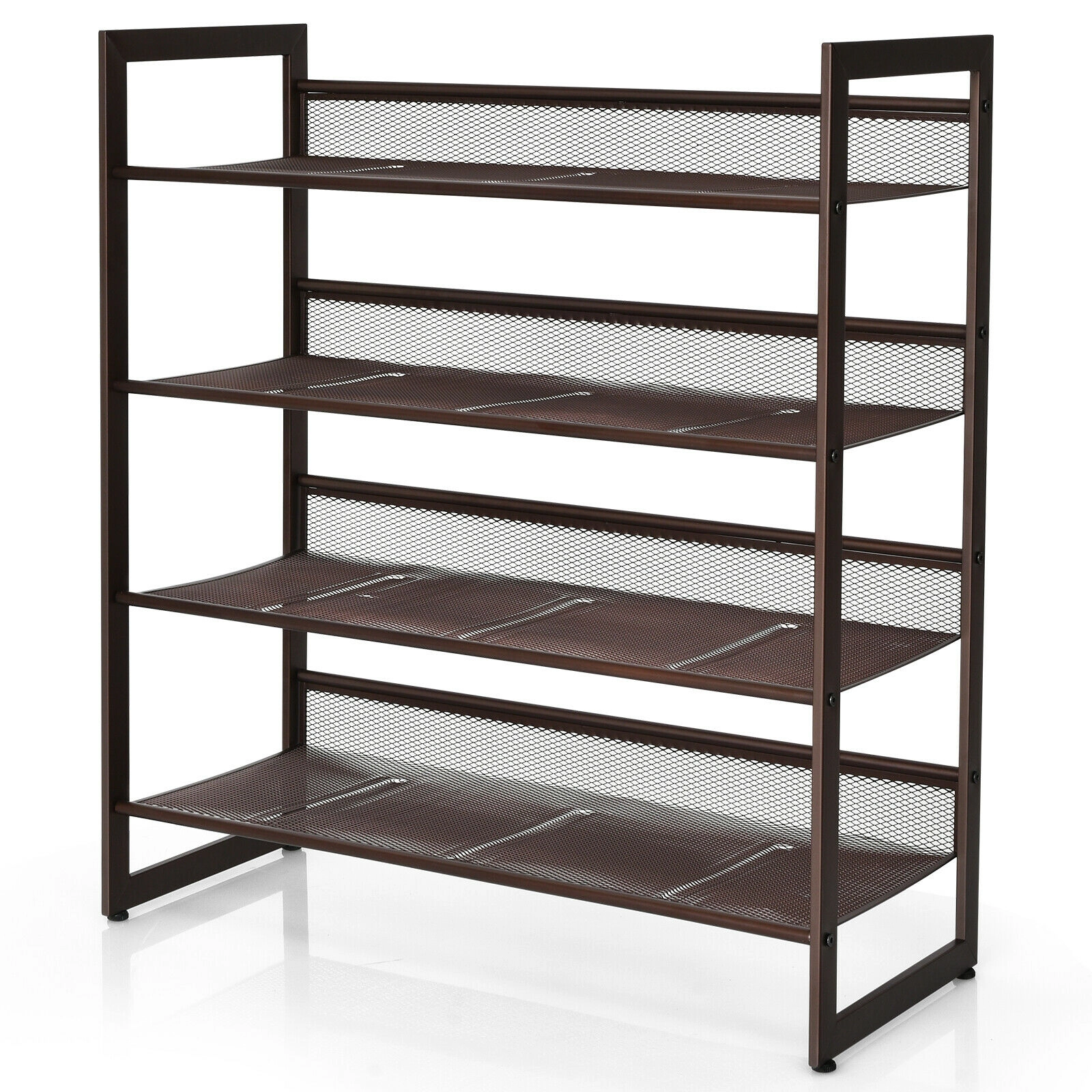 SlickBlue 4 Tier Shoe Rack Organizer for 16 Pairs