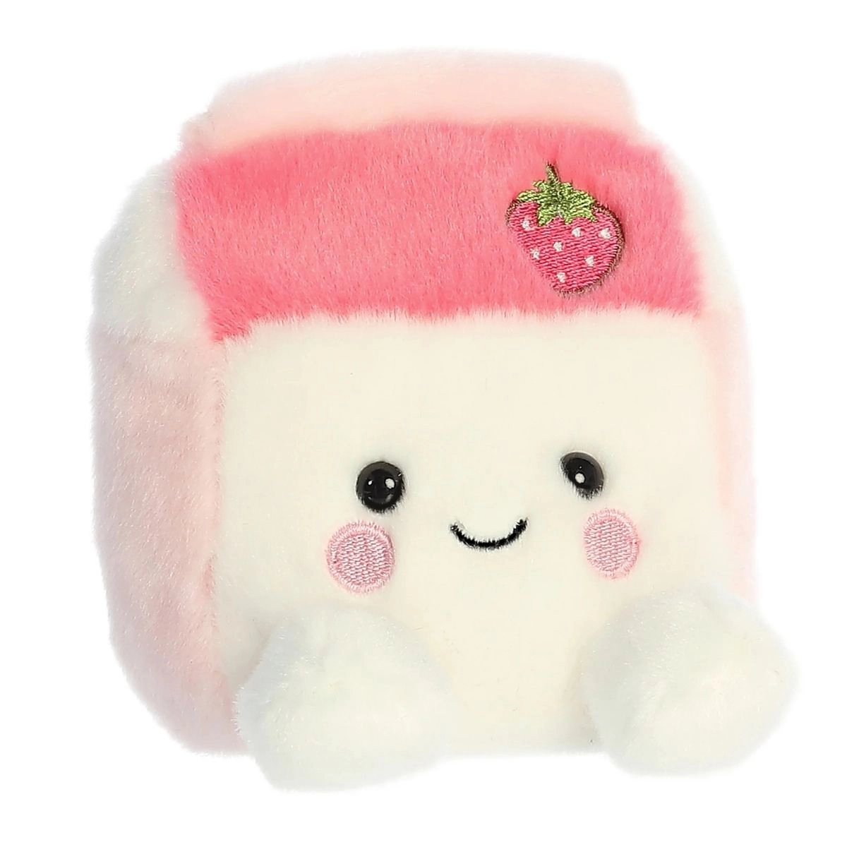 Aurora Palm Pals Fresa Strawberry Milk 5-Inch Stuffed Animal Plush