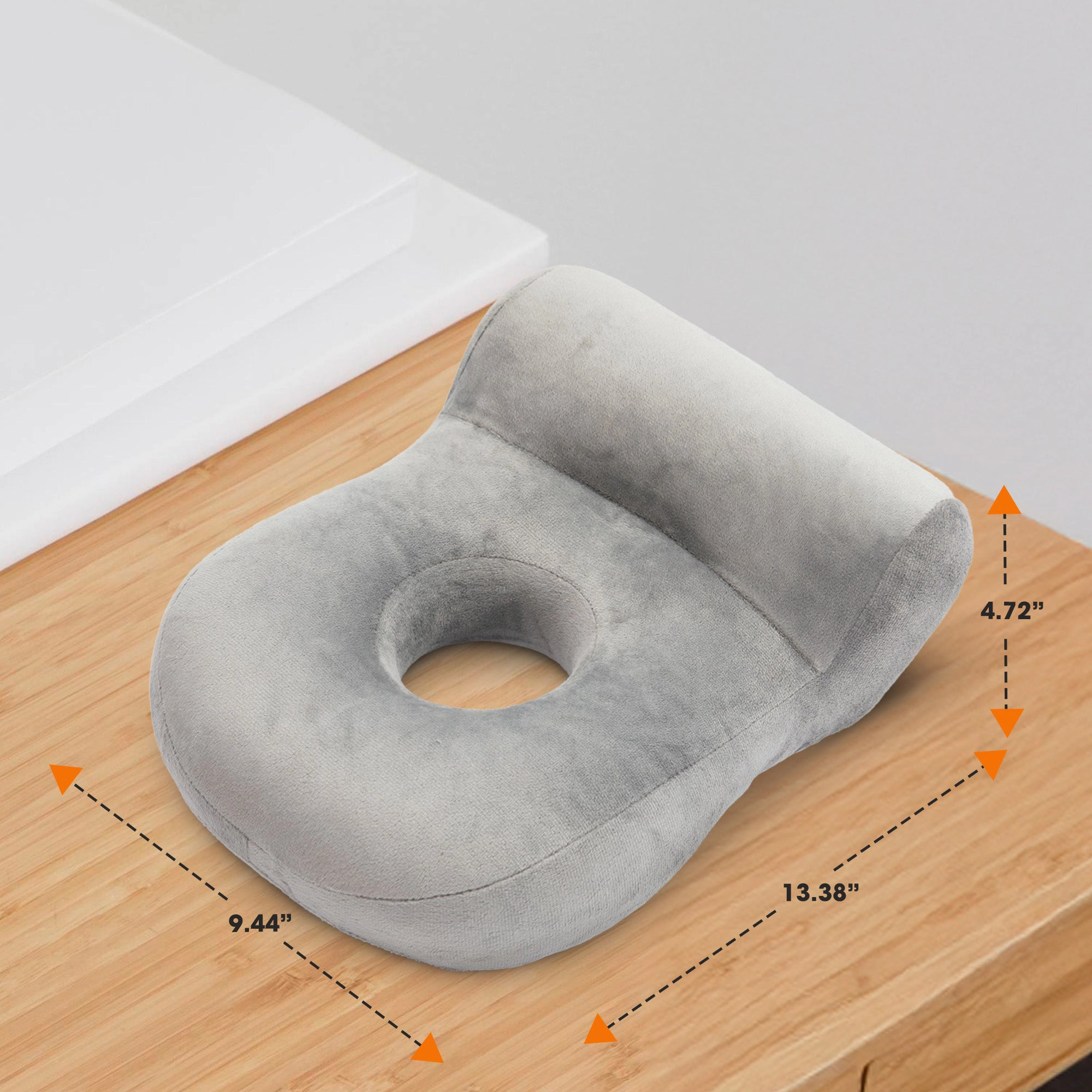 Cheer Collection Ear Piercing Desk and Napping Pillow, Face Down Rest Pillow