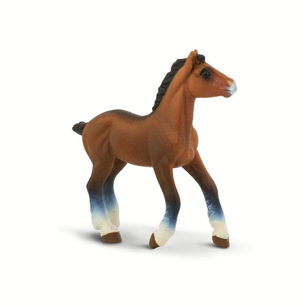 Safari Ltd. - Clydesdale Foal Kids Toy Figure