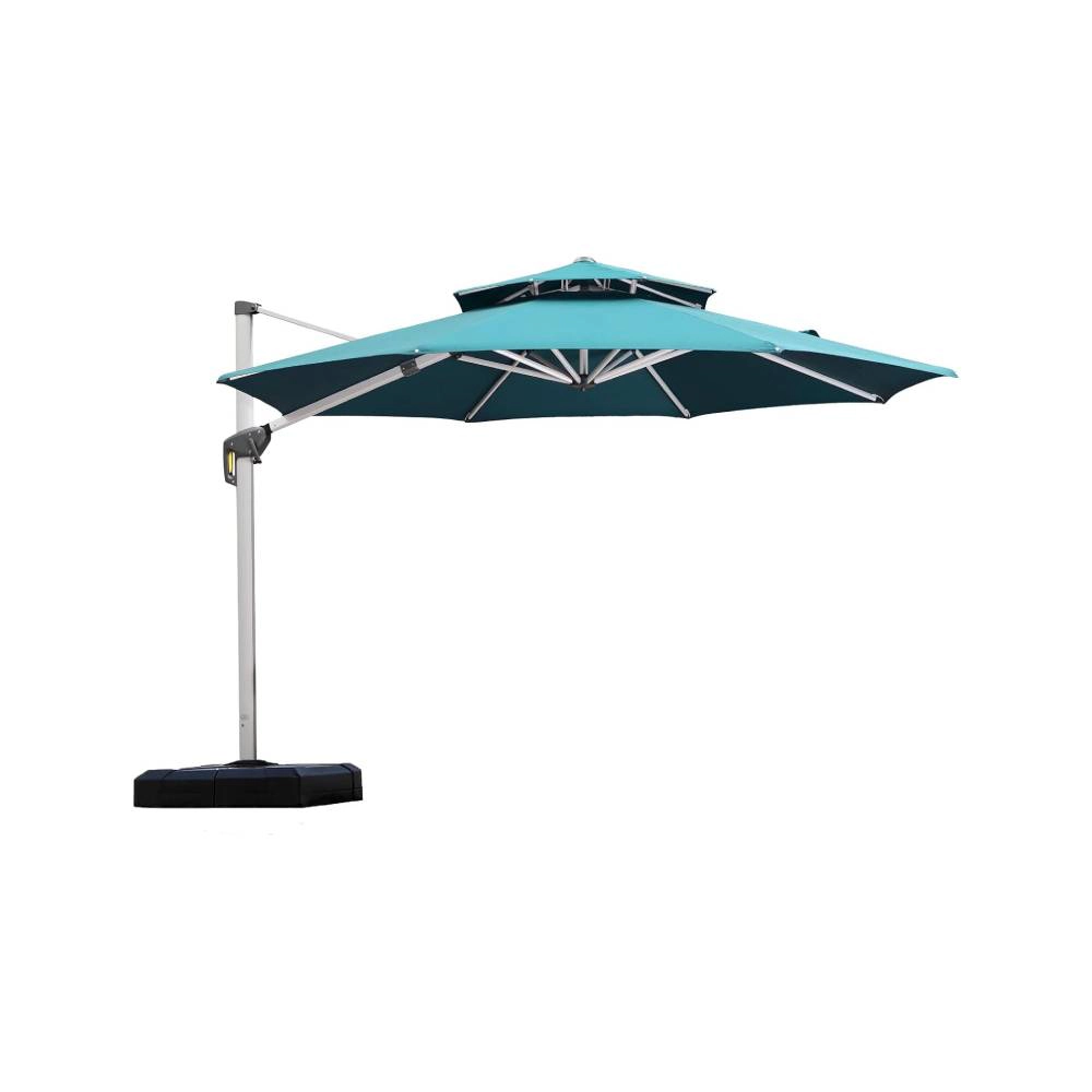 Radiant Essence Unisex UV-Resistant Polyester Cantilever Patio Umbrella