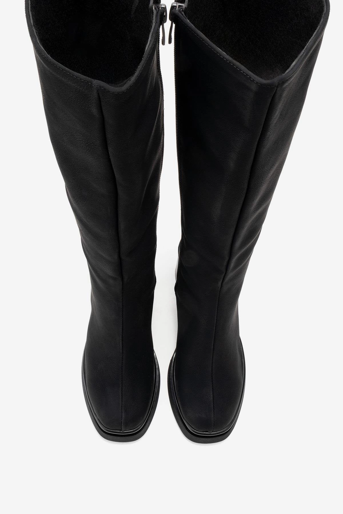 Prologue Shoes Womens Carm Nubuck Platform Mid Calf Boot