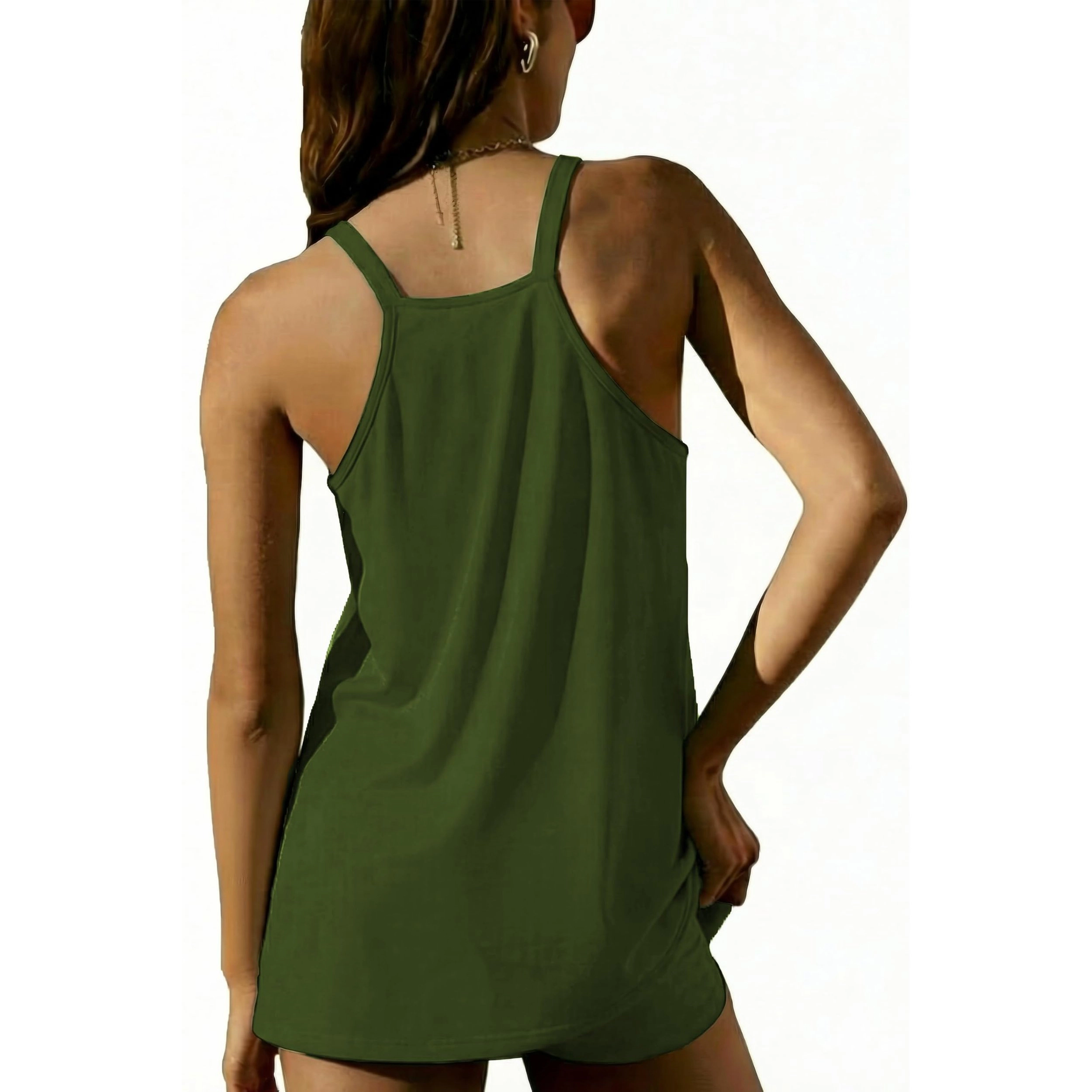 Ekouaer Two Piece Set Summer Casual Outfits Matching Clothes with Pockets