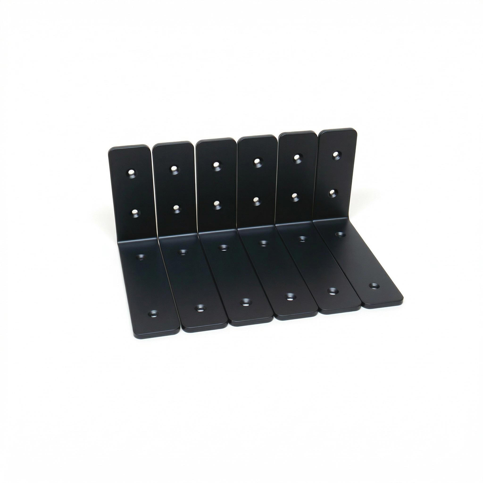StoreYour Kingsley 6" DIY Home Wall Shelf Brackets, 6-Pack