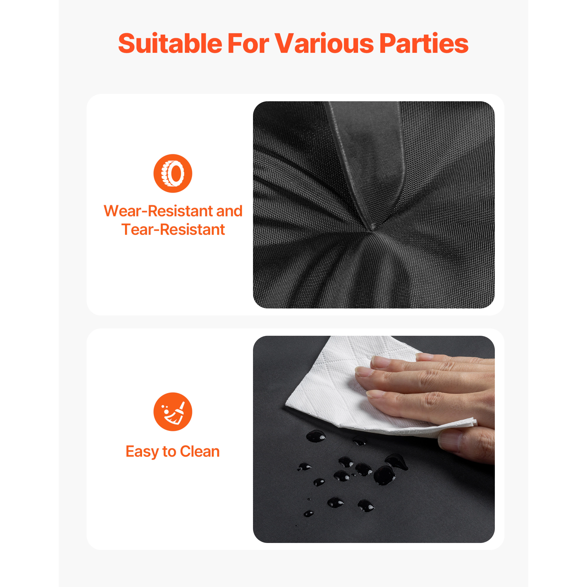 HONGGE Inflatable Nightclub Party Tent with Blower & Sandbag Ventilated Blow up Night Club 2 Windows