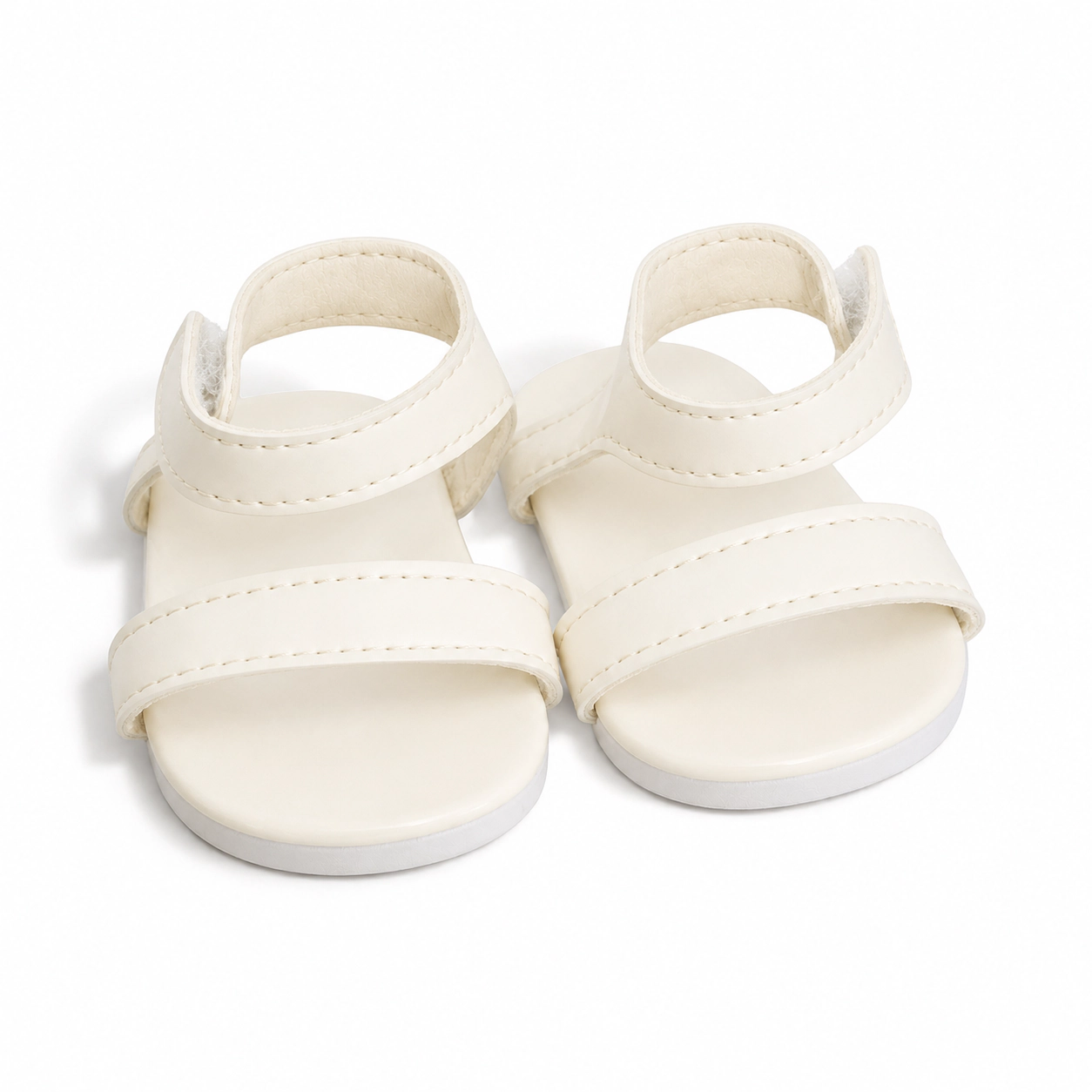 MBD® Girl Doll Ivory Sandals Fits 18 inch Kennedy and Friends Dolls