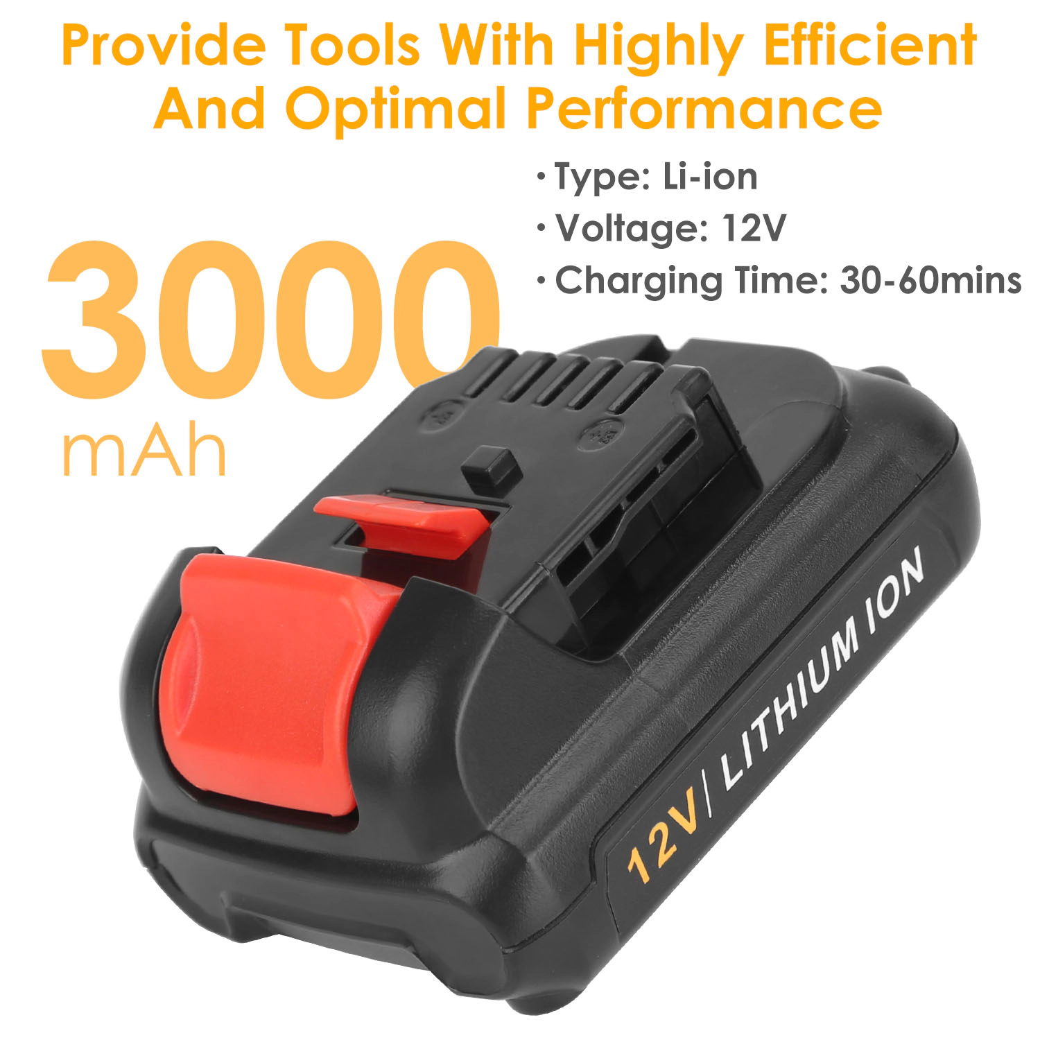 GBruno 2-Pack 12V Li-Ion Power Tool Battery