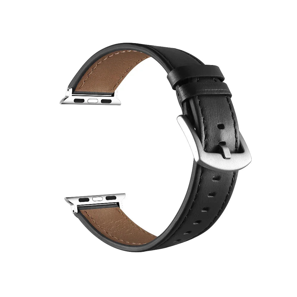 Posh Tech Mens Drake Leather Band for Apple Watch