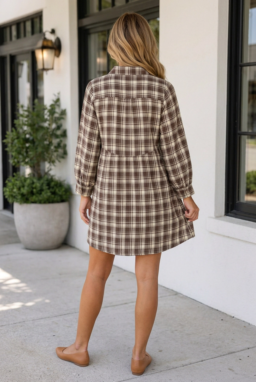 Threaded Pear Women's Elyse Short Shift Mini Dress