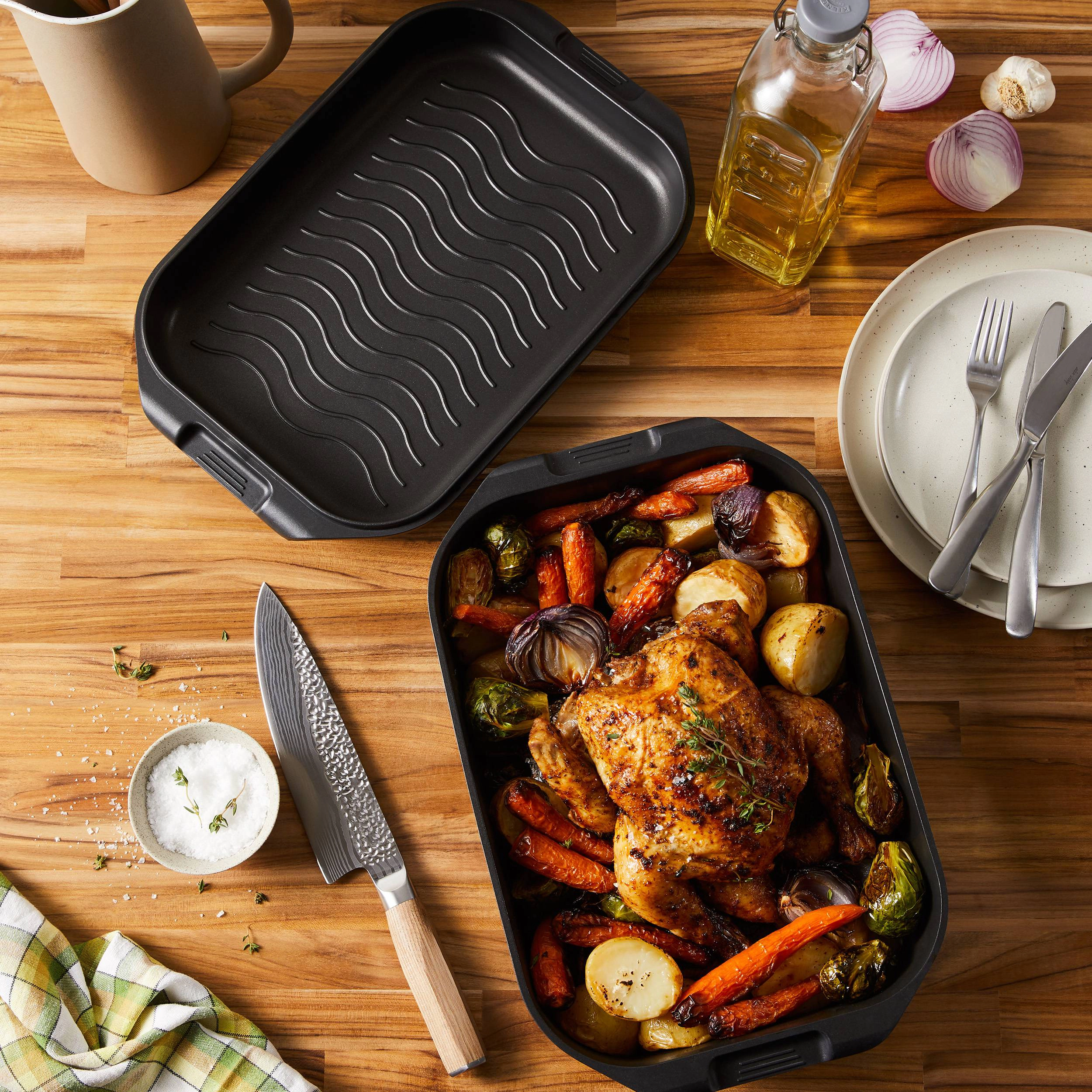 Cuisine::pro® iD3® Roaster With Grill 13"
