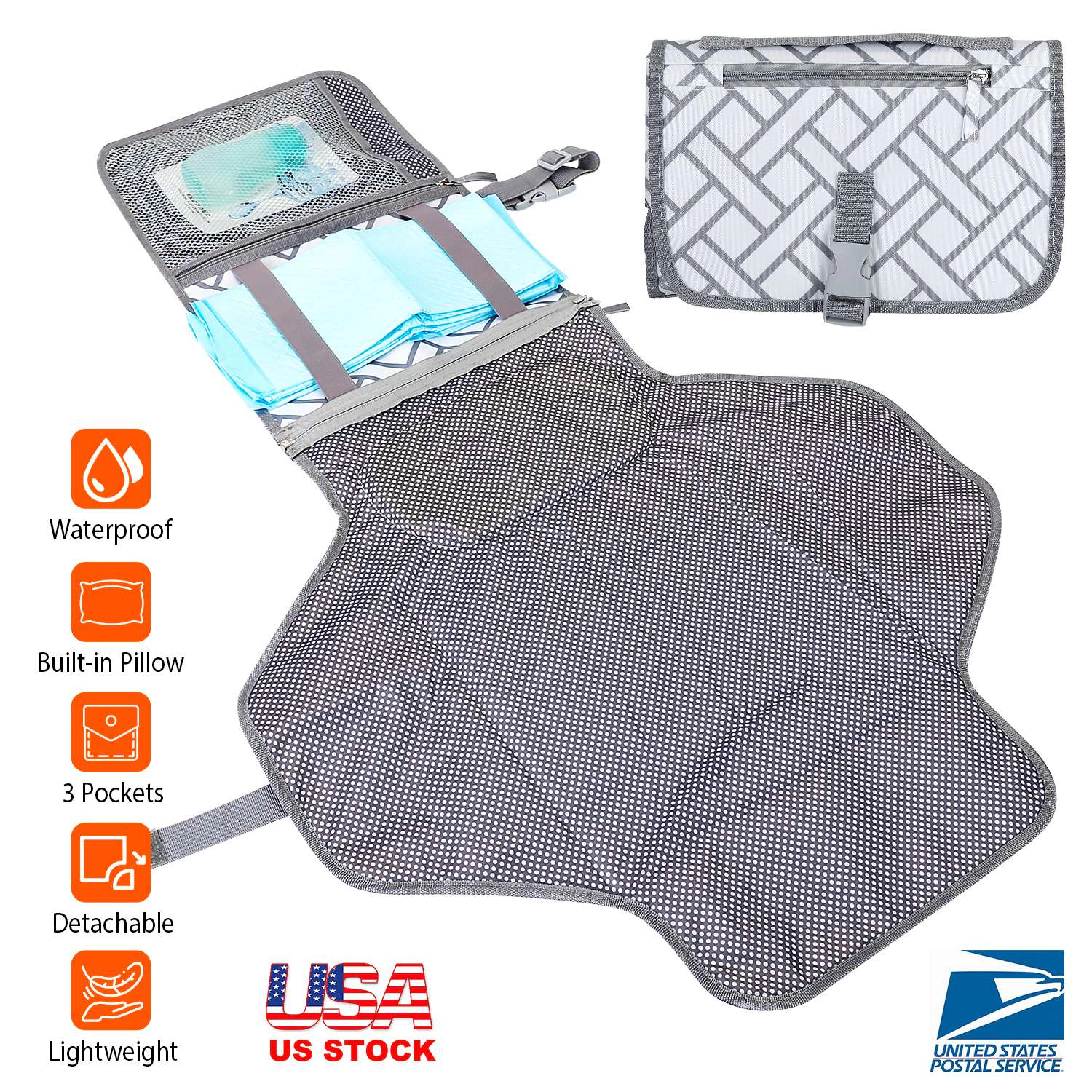 GBruno Kids' Kids' Foldable Waterproof Diaper Changing Pad