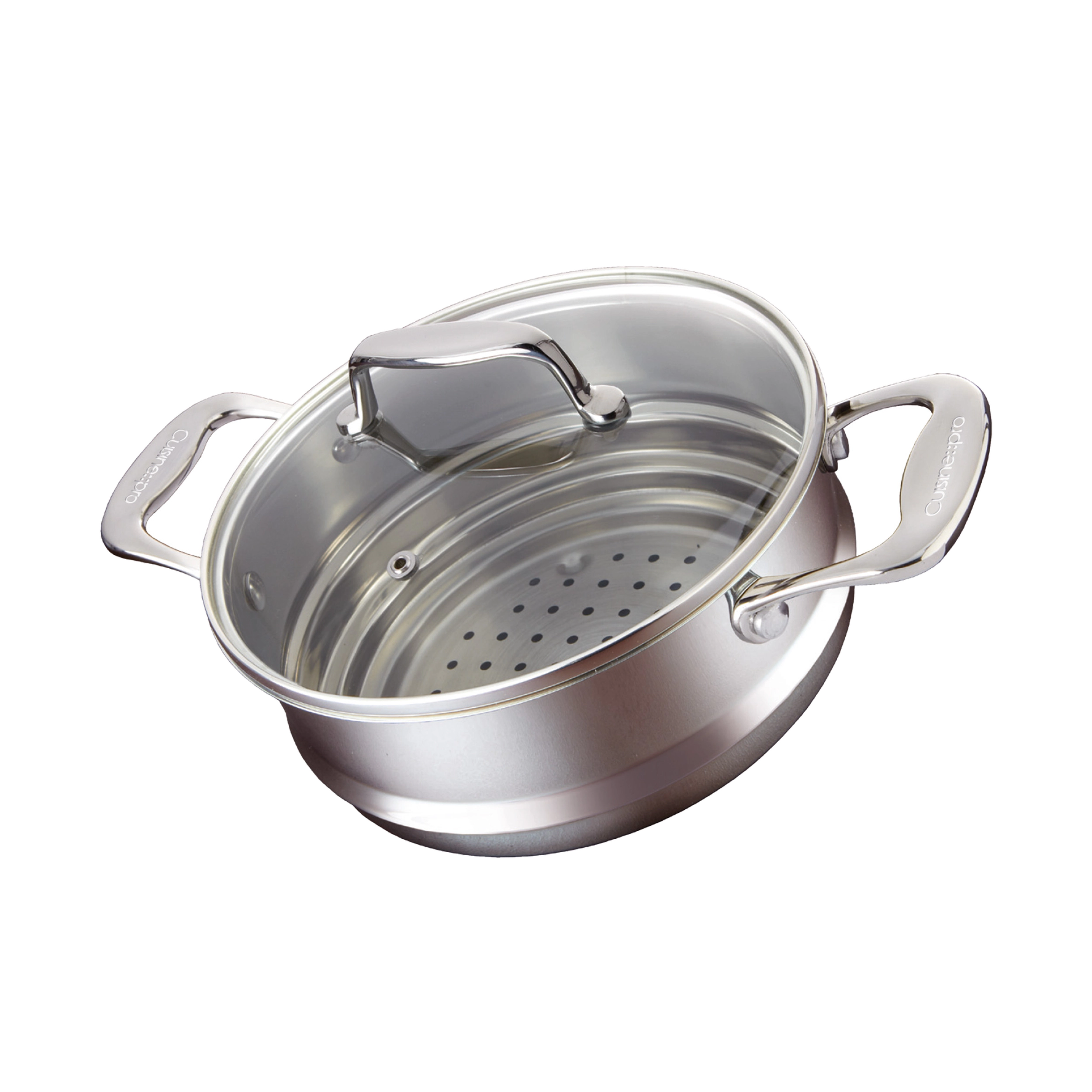 Cuisine::pro® iconiX® Steamer Insert With Lid 8"