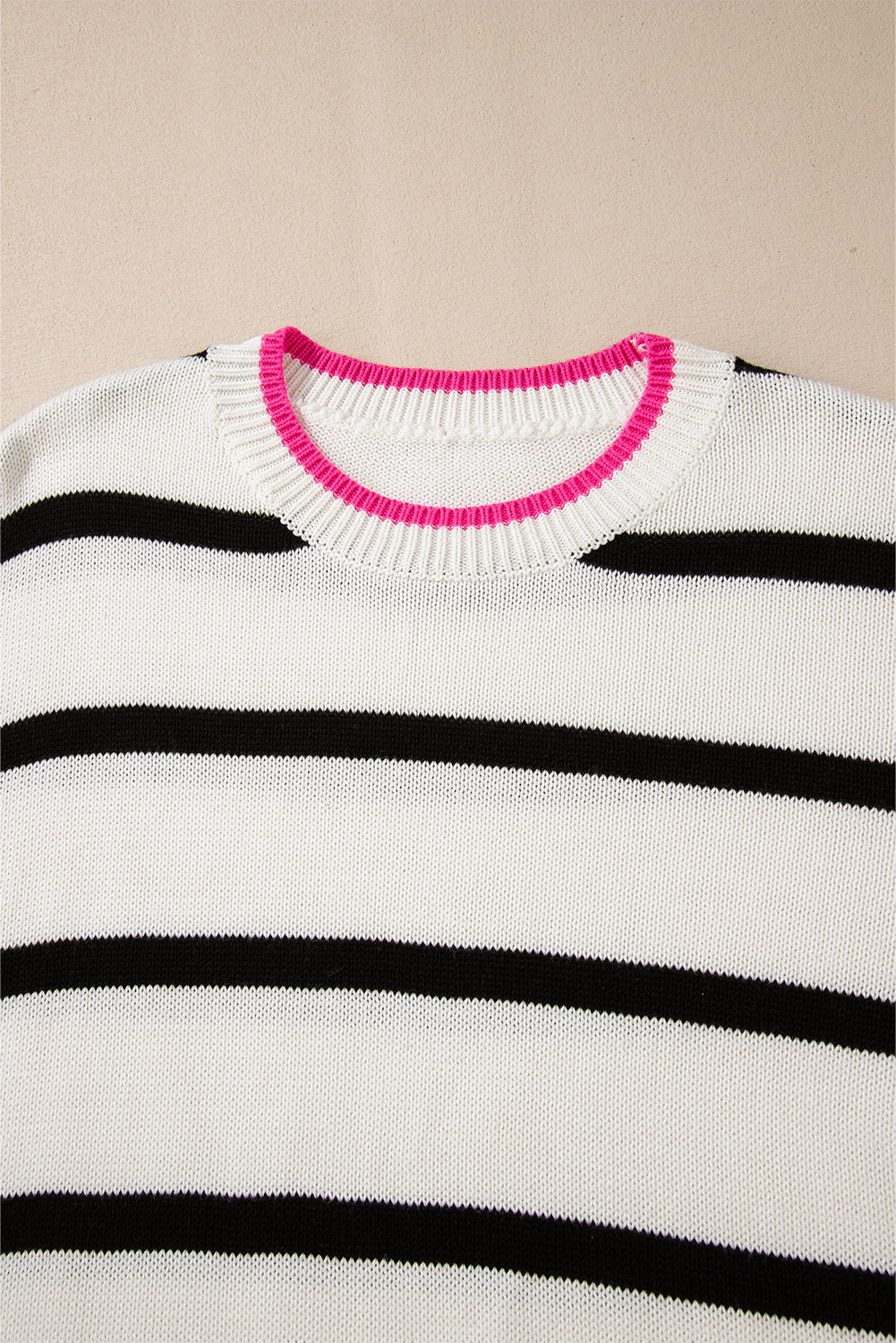 Threaded Pear Women's Avery Contrast Drop Shoulder Sweater