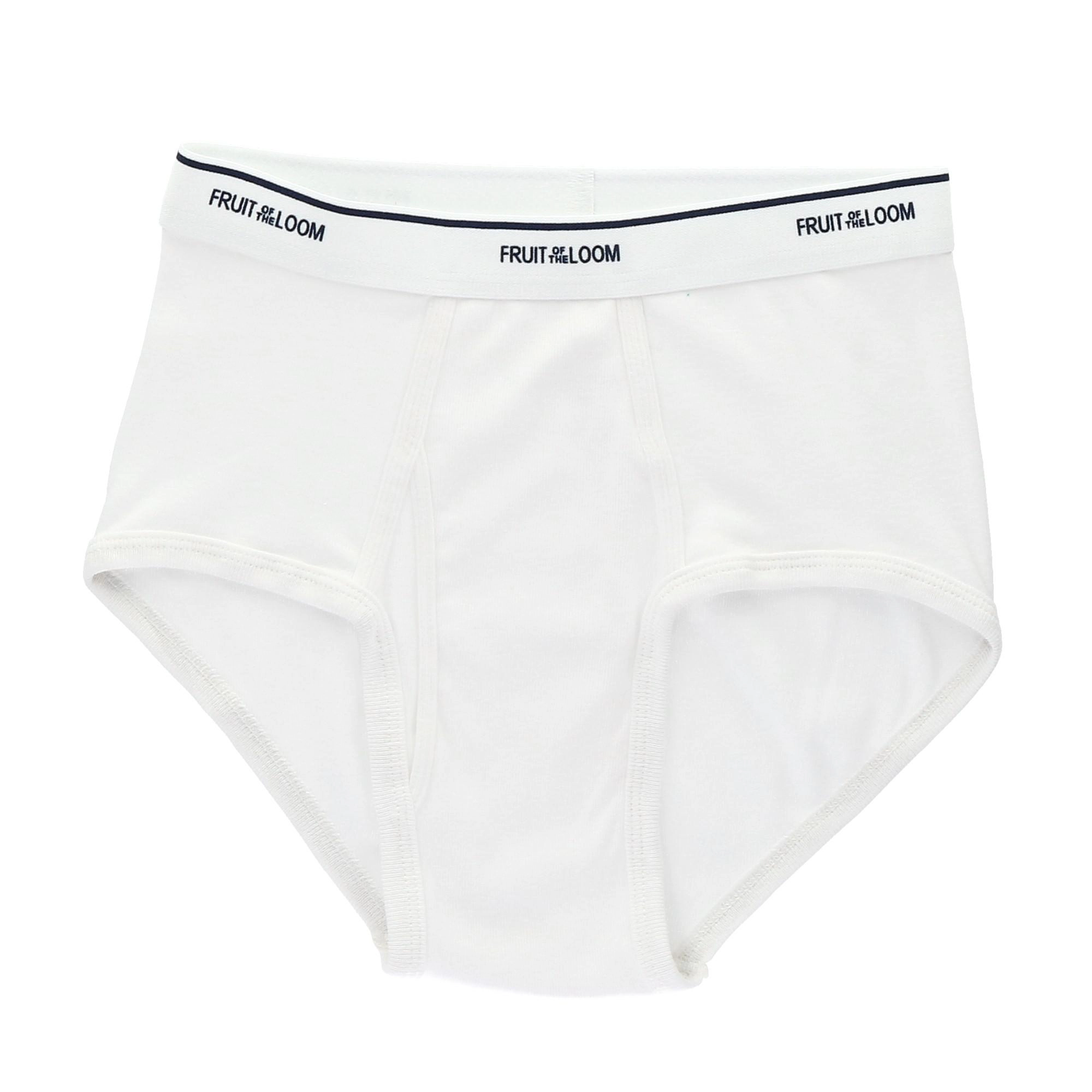 Fruit of the Loom Men's White Briefs (3 Pack)
