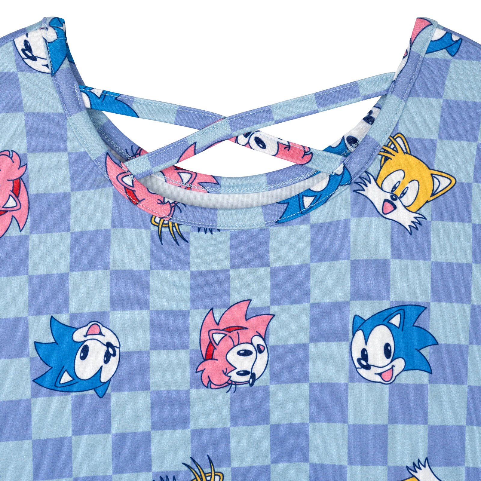 SEGA Sonic the Hedgehog Girls' 2-Pack Skater Dresses