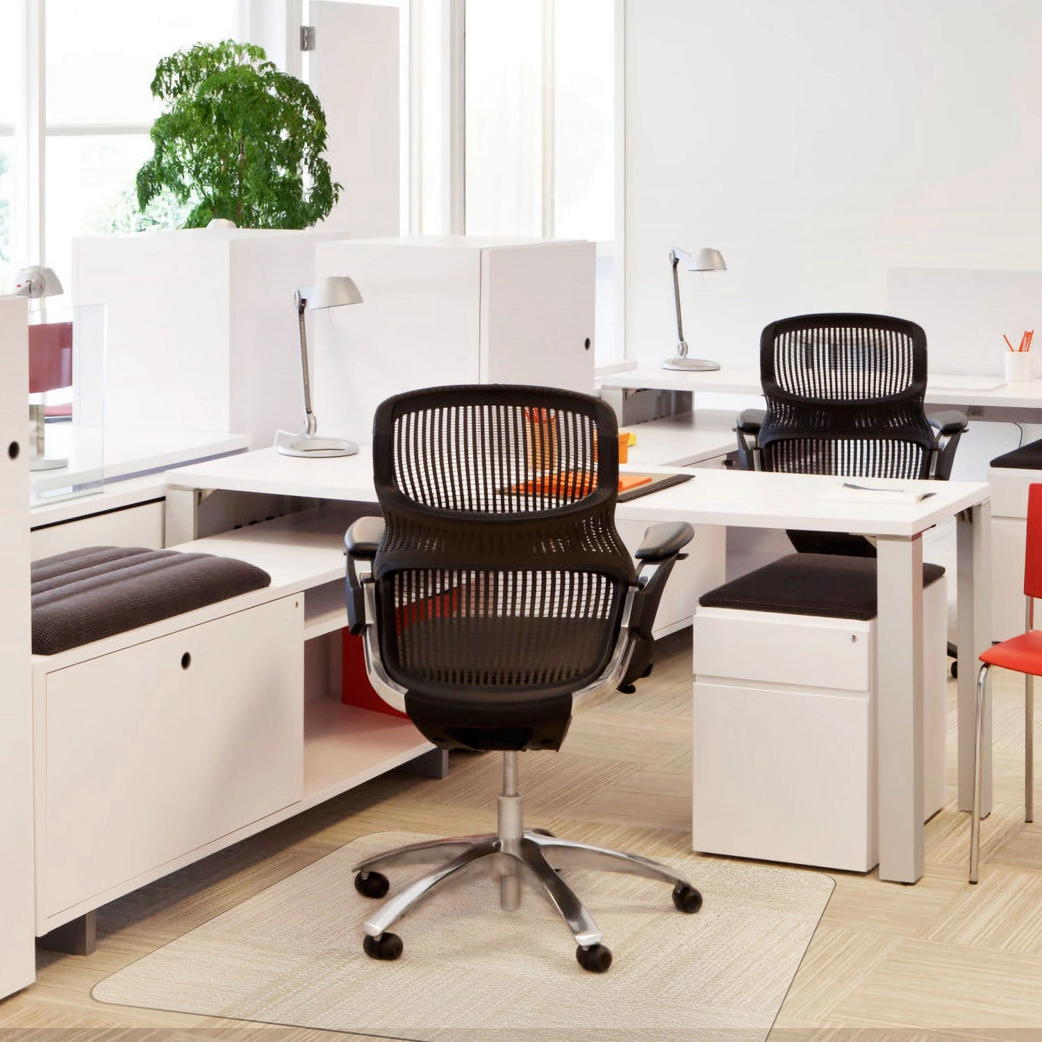 GBruno Clear PVC Chair Mat For Hard Floors