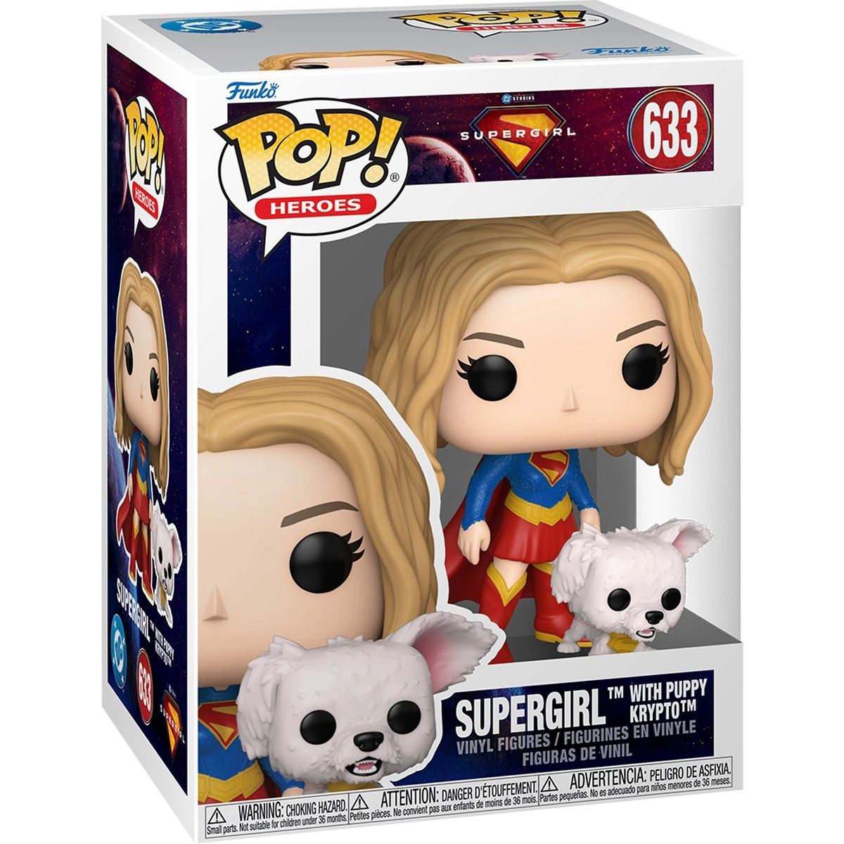 Funko Pop! Supergirl with Puppy Krypto #633