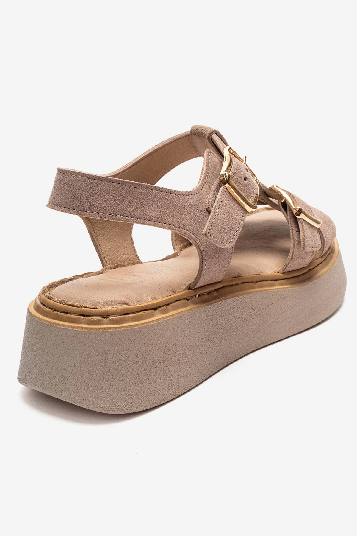 Forever & Always Womens Loin Leather Platform Sandals