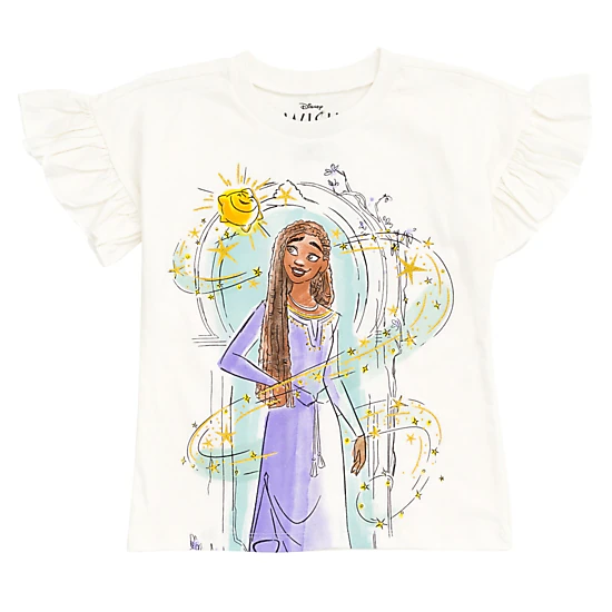 Disney Wish Girls' 2-Piece T-Shirt and Leggings Set