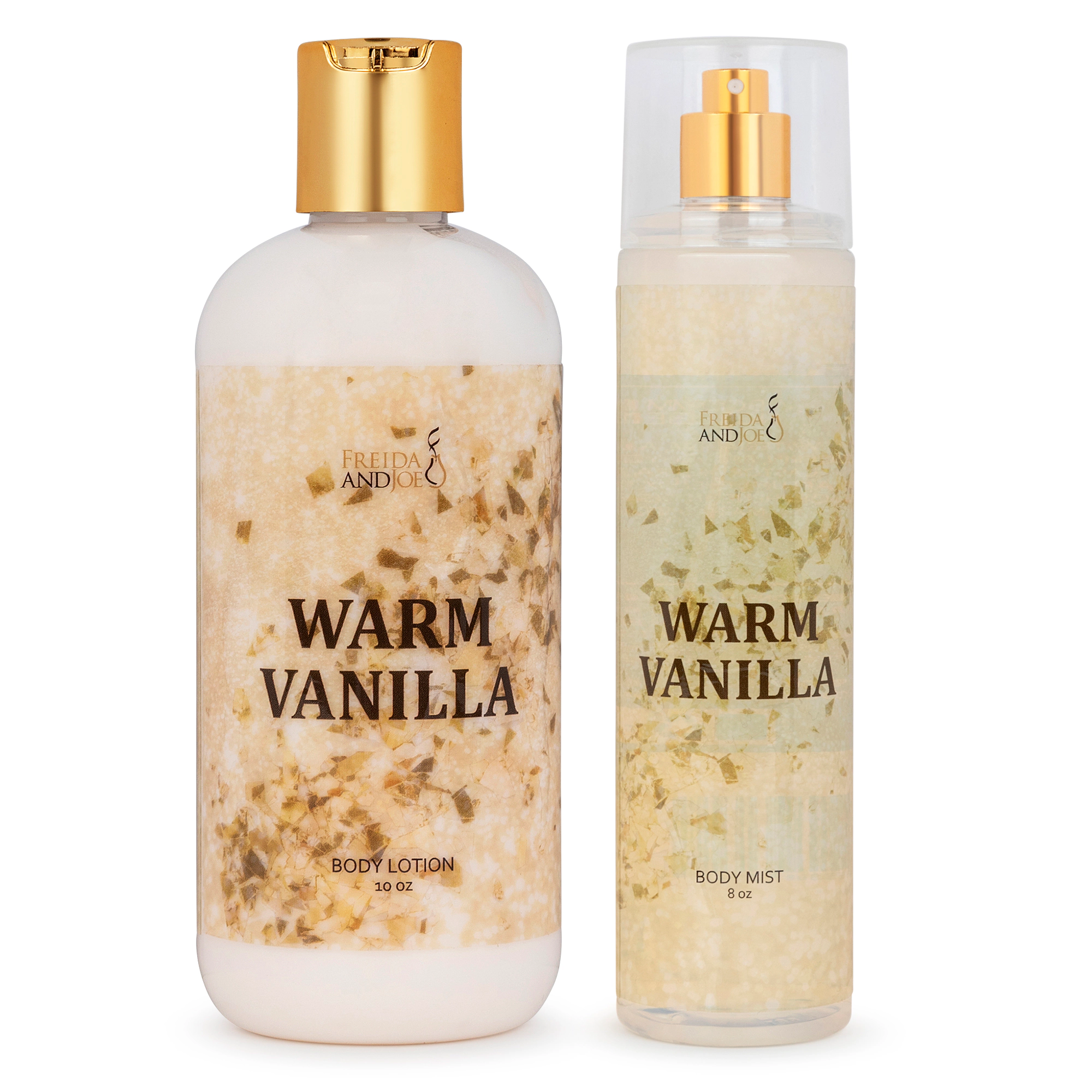 Freida and Joe Womens Fine Fragrance Body Mist Set Luxury Self-Care Combo in Wam Vanilla Scent