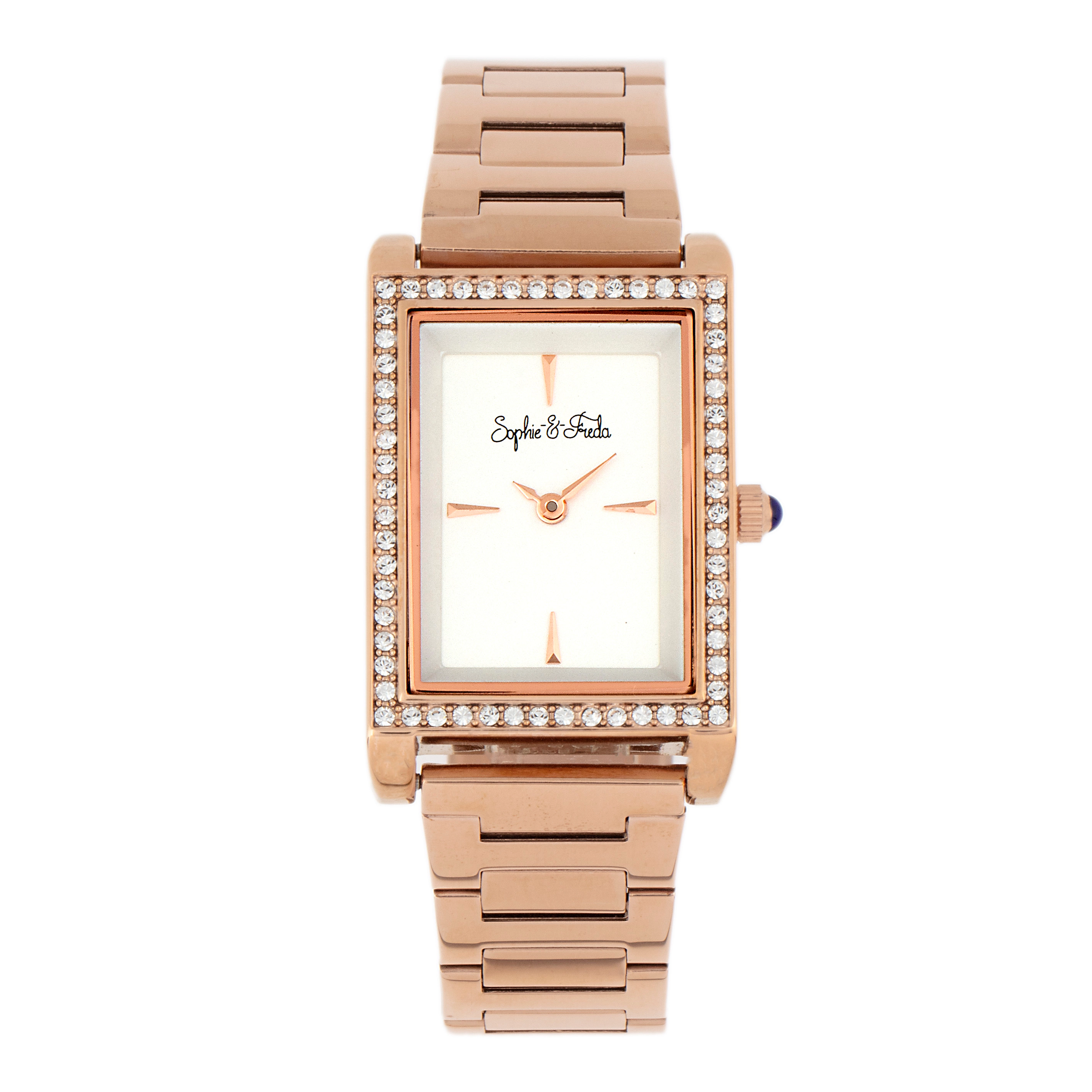 Sophie and Freda Wilmington Bracelet Watch w/Swarovski Crystals