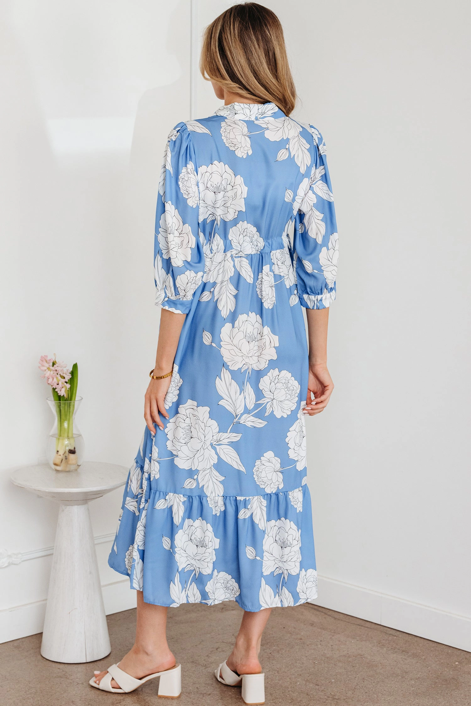Threaded Pear Women's Isabella Floral Print Shirt